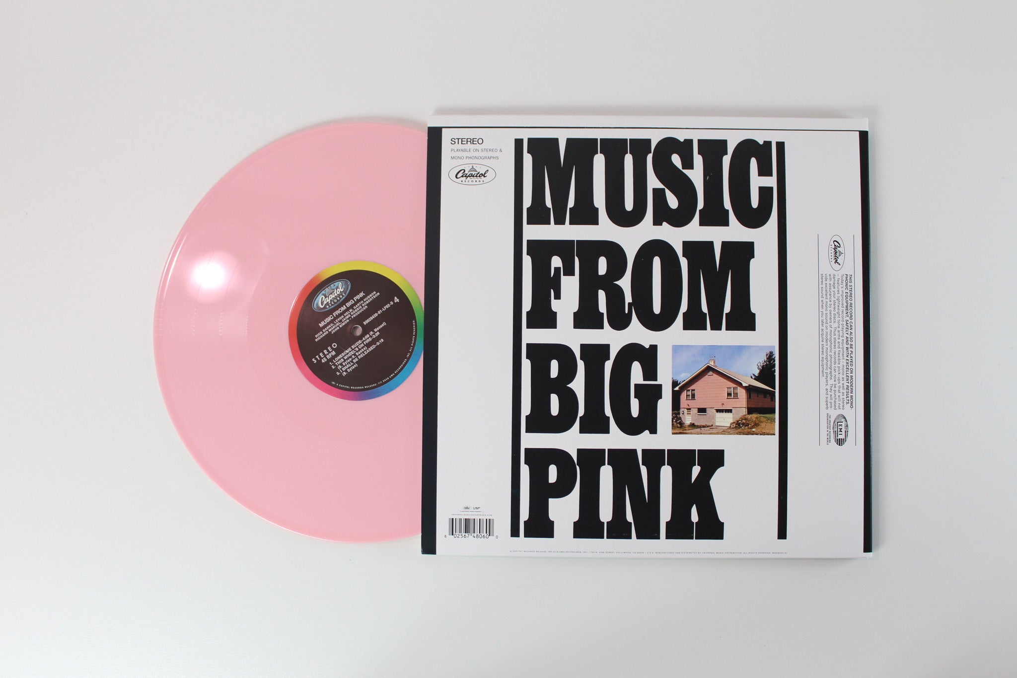 The Band - Music From Big Pink on Capitol Records Ltd. Pink Vinyl Reissue