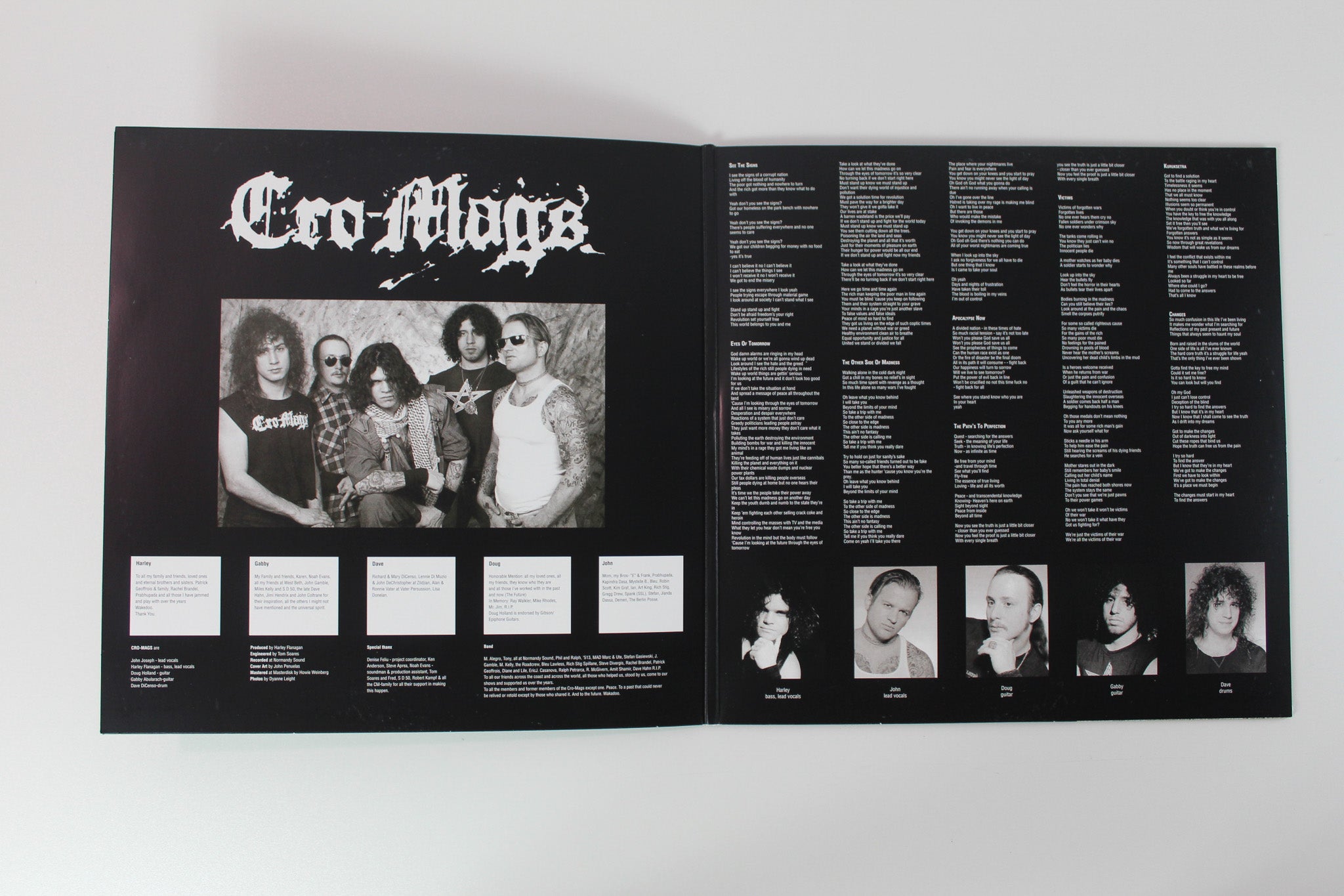 Cro-Mags - Alpha Omega on Back On Black Grey Vinyl Reissue