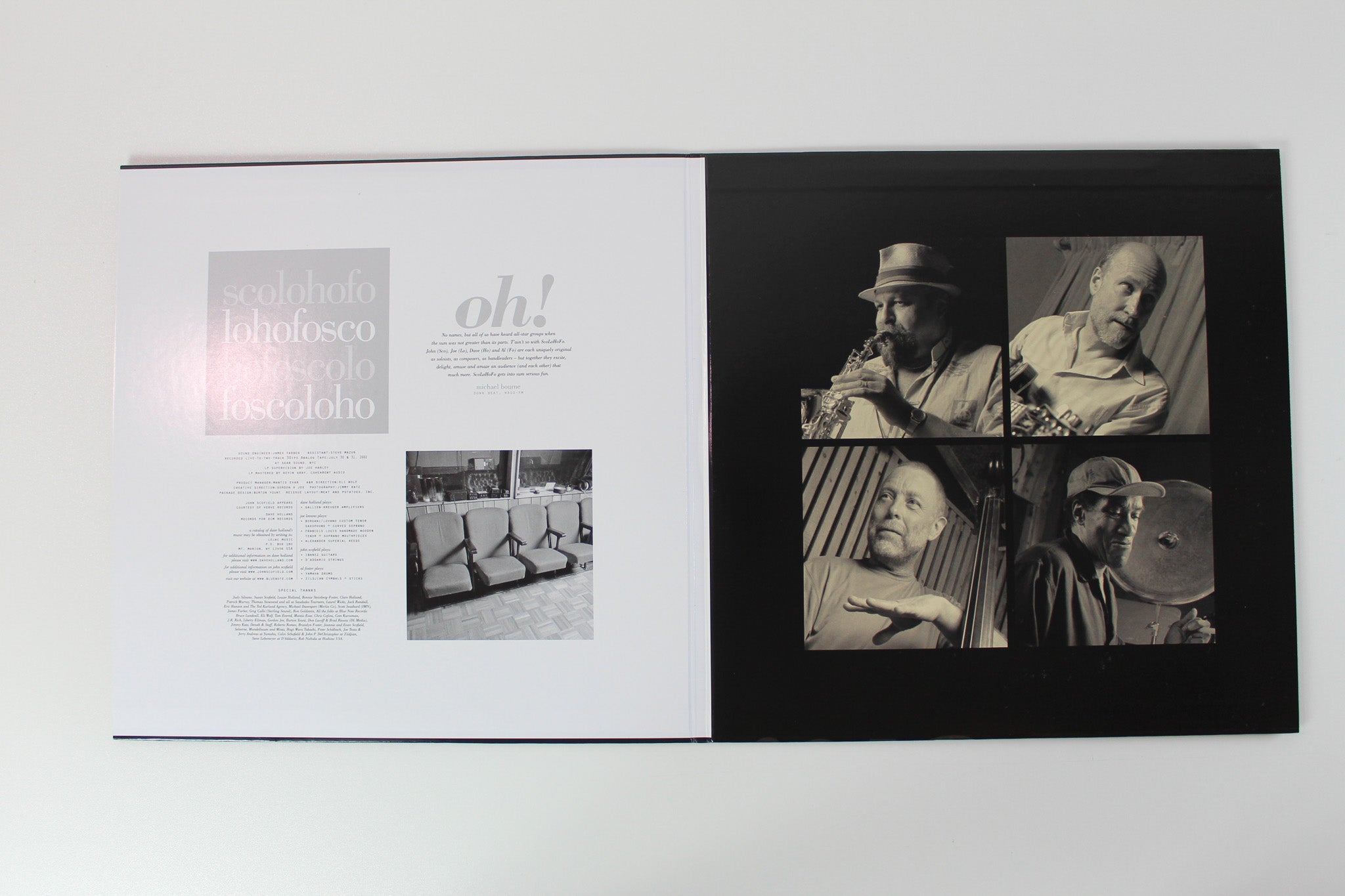Scolohofo - Oh! on Blue Note Tone Poet Series Reissue