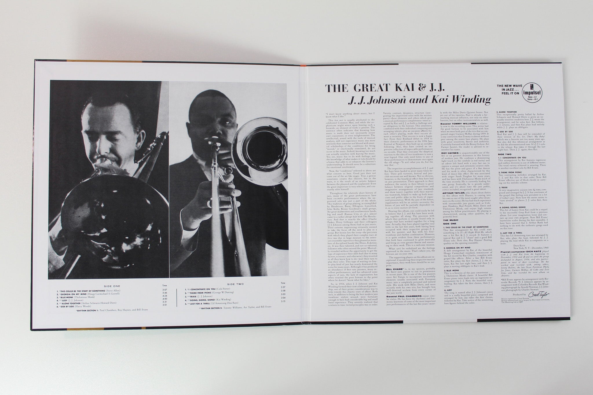 J.J. Johnson & Kai Winding - The Great Kai & J. J. on Impulse! Acoustic Sounds Series Reissue