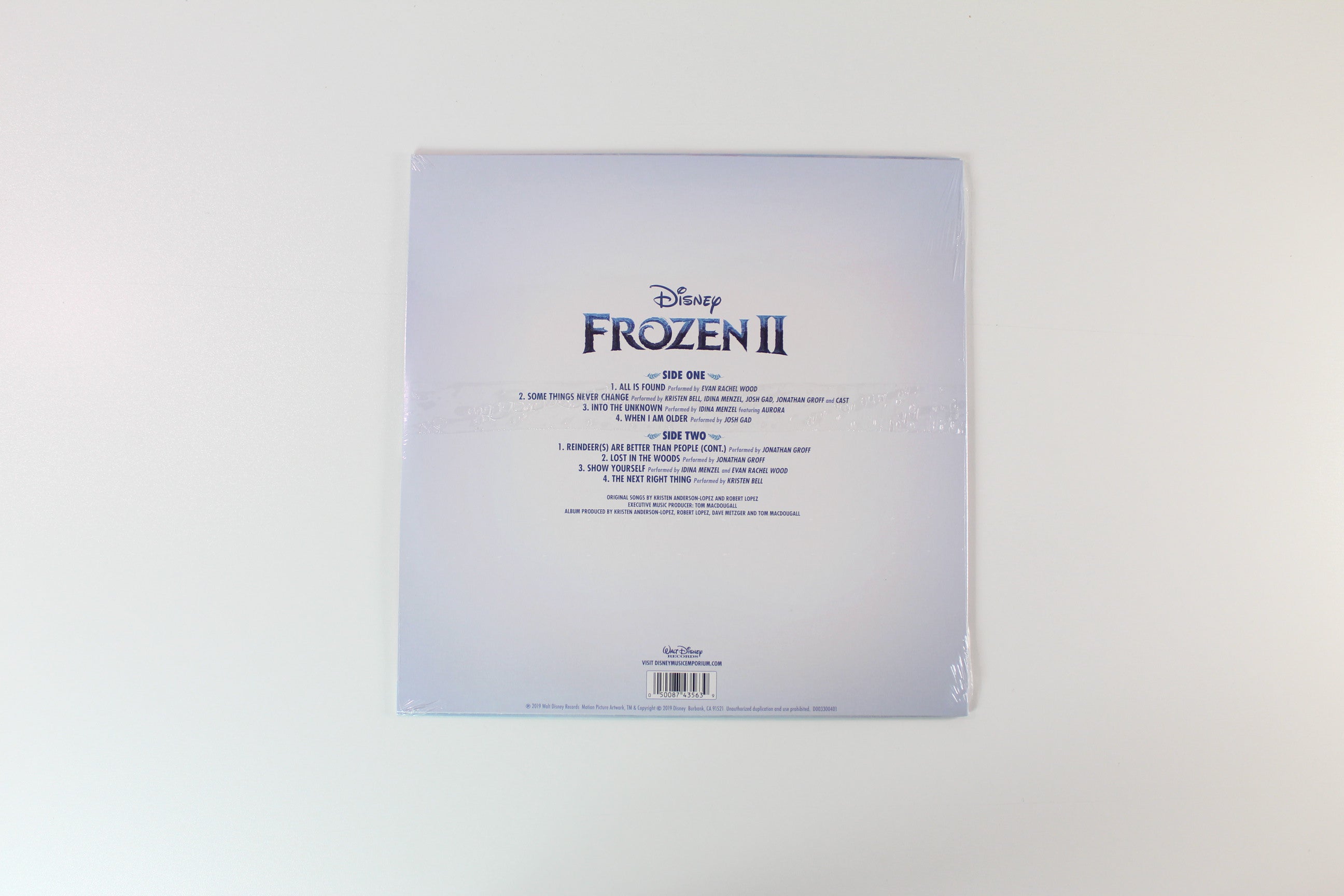 Kristen Anderson-Lopez - Frozen II SEALED Clear Vinyl on Walt Disney Records