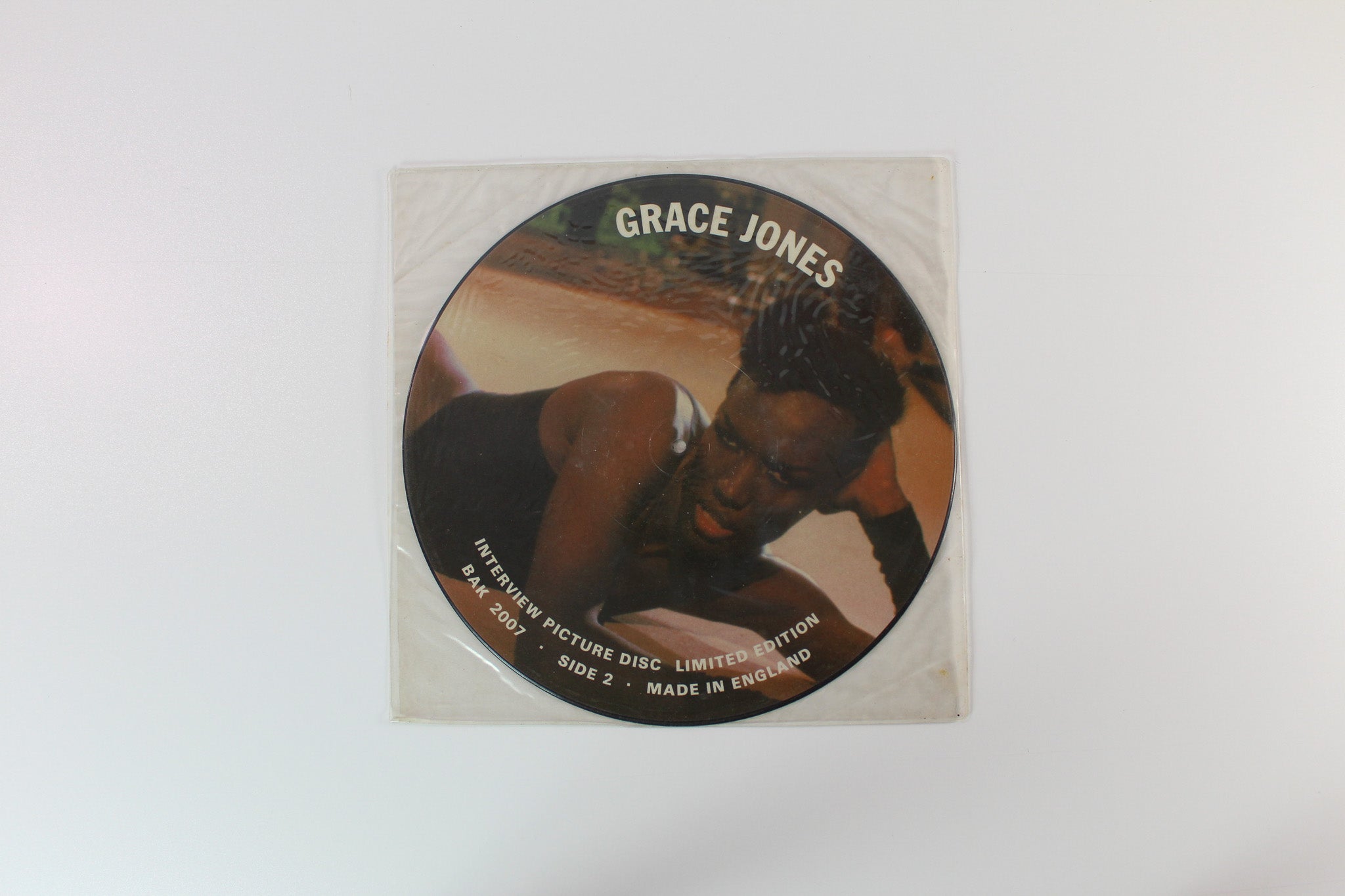 Grace Jones - Limited Edition Interview Picture Disc on Baktabak