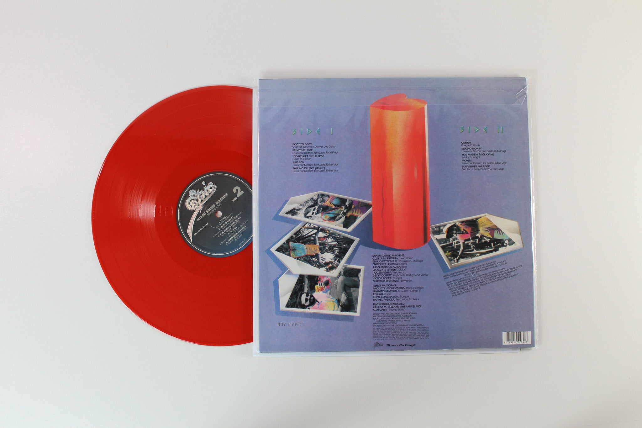 Miami Sound Machine - Primitive Love on Music On Vinyl - Red Vinyl