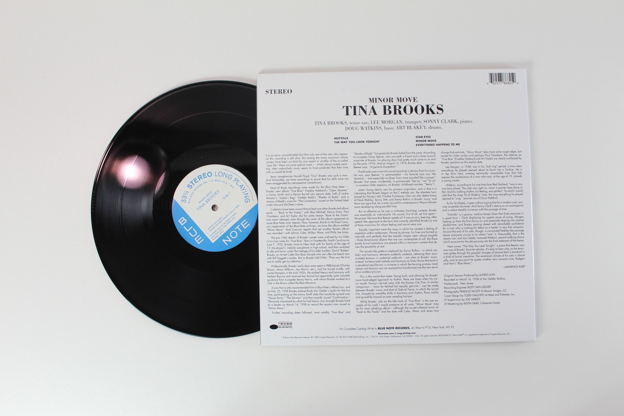 Tina Brooks - Minor Move on Blue Note Tone Poet Series Reissue