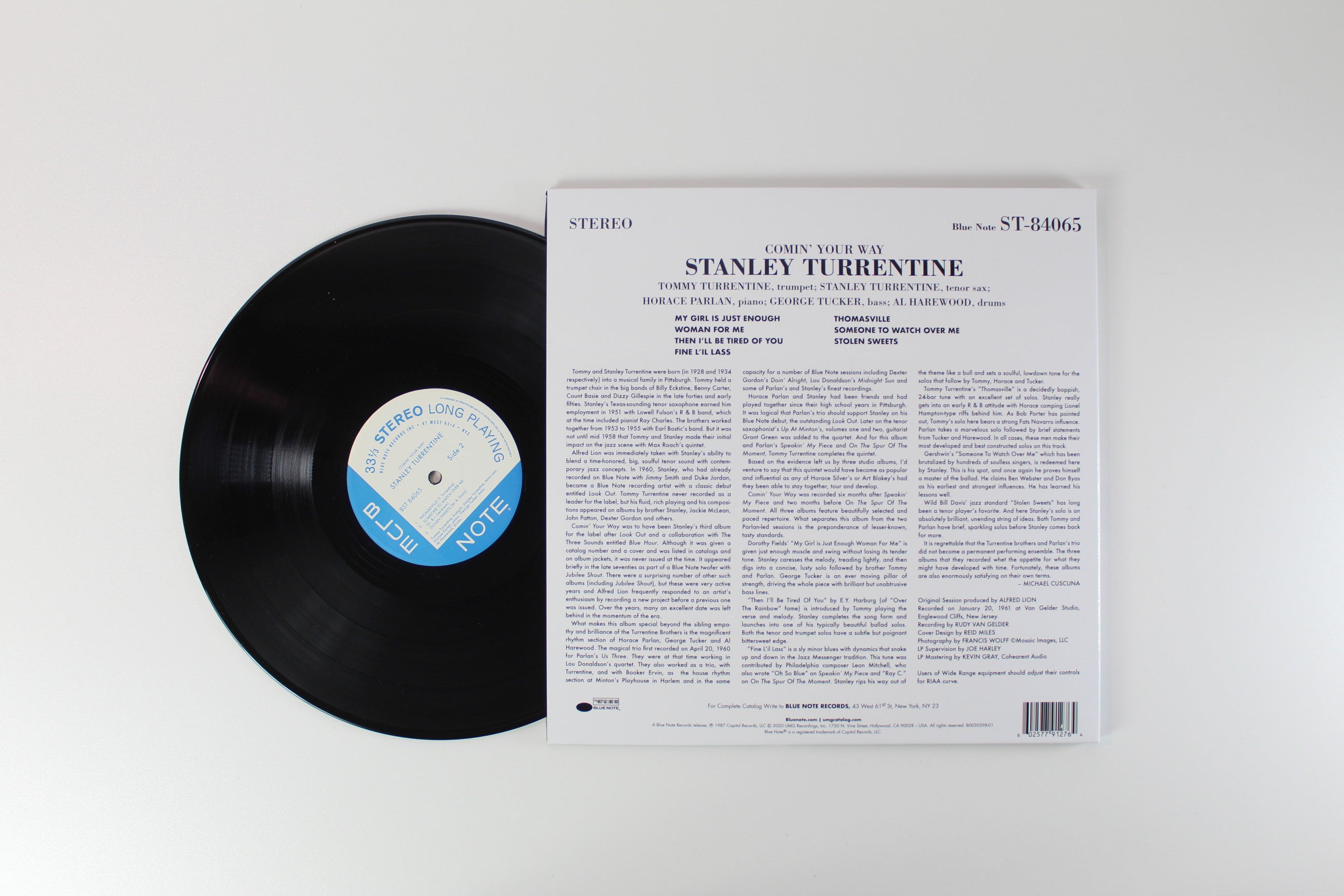 Stanley Turrentine - Comin' Your Way on Blue Note Tone Poet Series Reissue