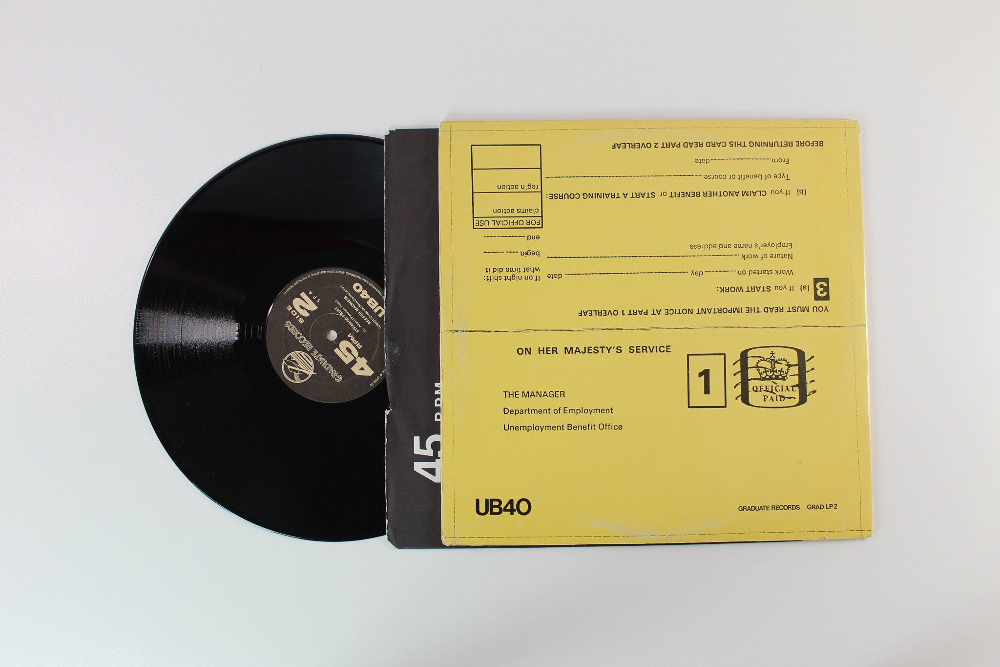 UB40 - Signing Off on Graduate Records