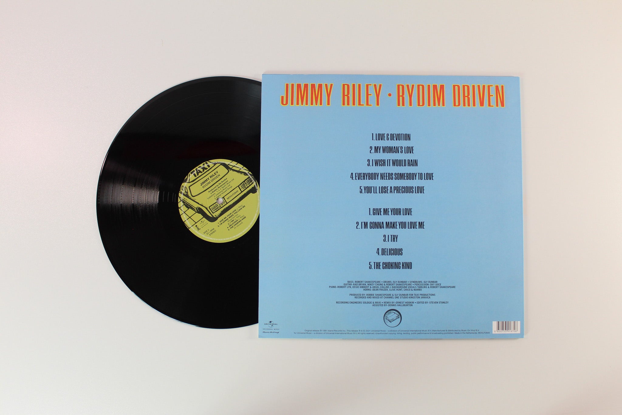 Jimmy Riley - Rydim Driven on Music On Vinyl