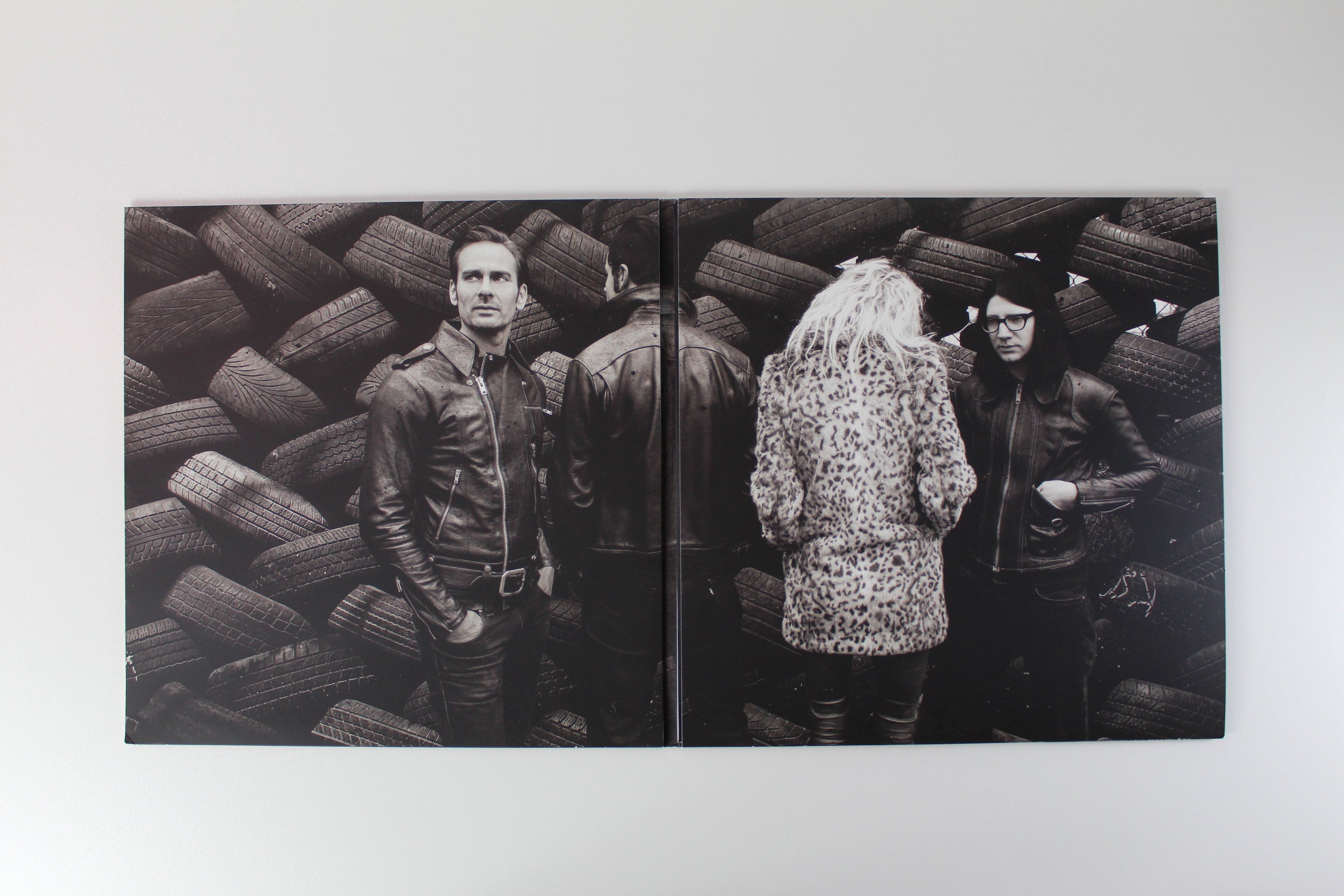 The Dead Weather - Dodge And Burn on Third Man Records Yellow w/ Black Streaks Vinyl