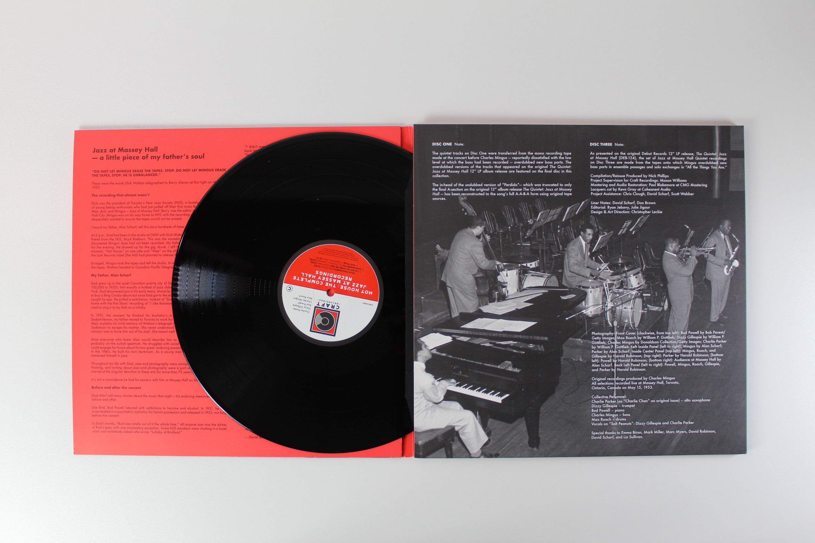 Charlie Parker / Dizzy Gillespie / Bud Powell / Charles Mingus / Max Roach - Hot House (The Complete Jazz At Massey Hall Recordings) on Craft Recordings