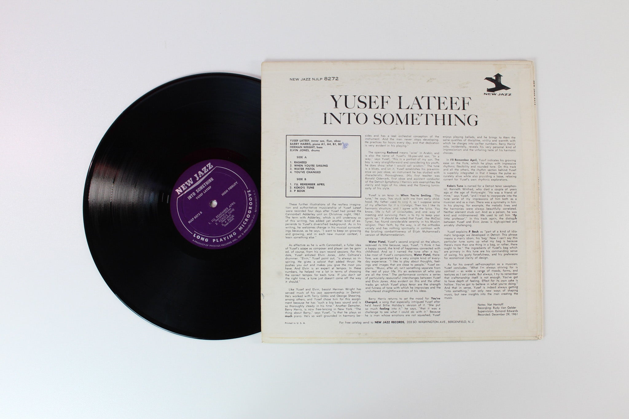 Yusef Lateef - Into Something on New Jazz Mono Deep Groove
