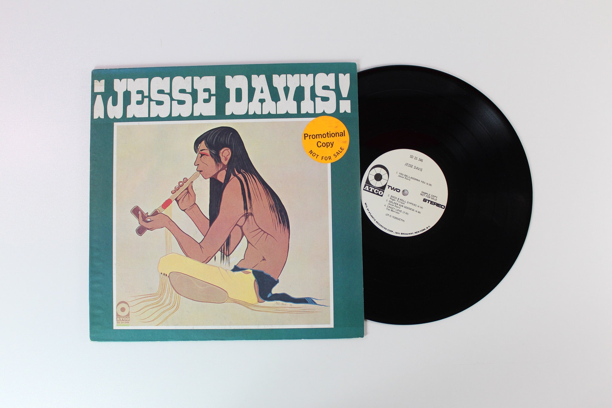 Jesse Ed Davis - ¡Jesse Davis! on Atlantic Promo