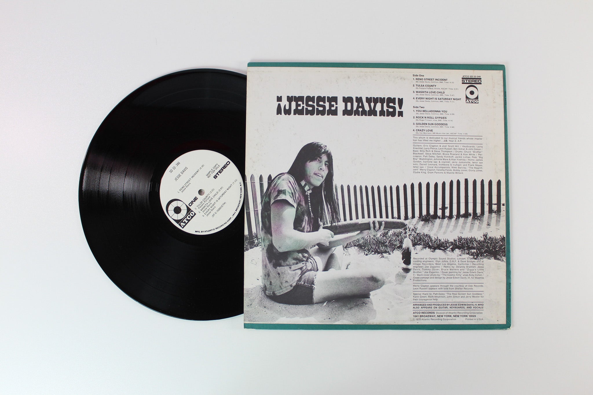 Jesse Ed Davis - ¡Jesse Davis! on Atlantic Promo