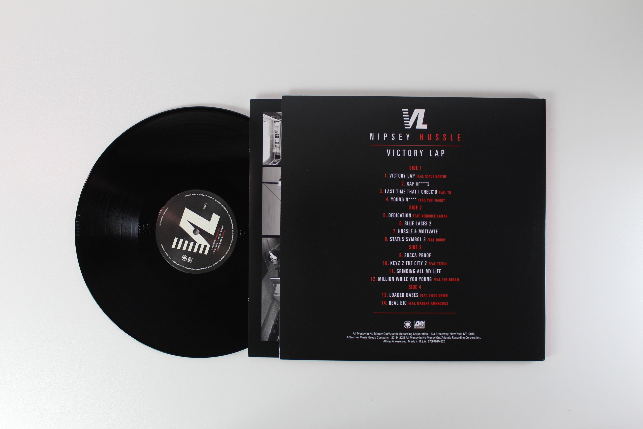 Nipsey Hussle - Victory Lap on Atlantic/All Money In No Money Out Reissue