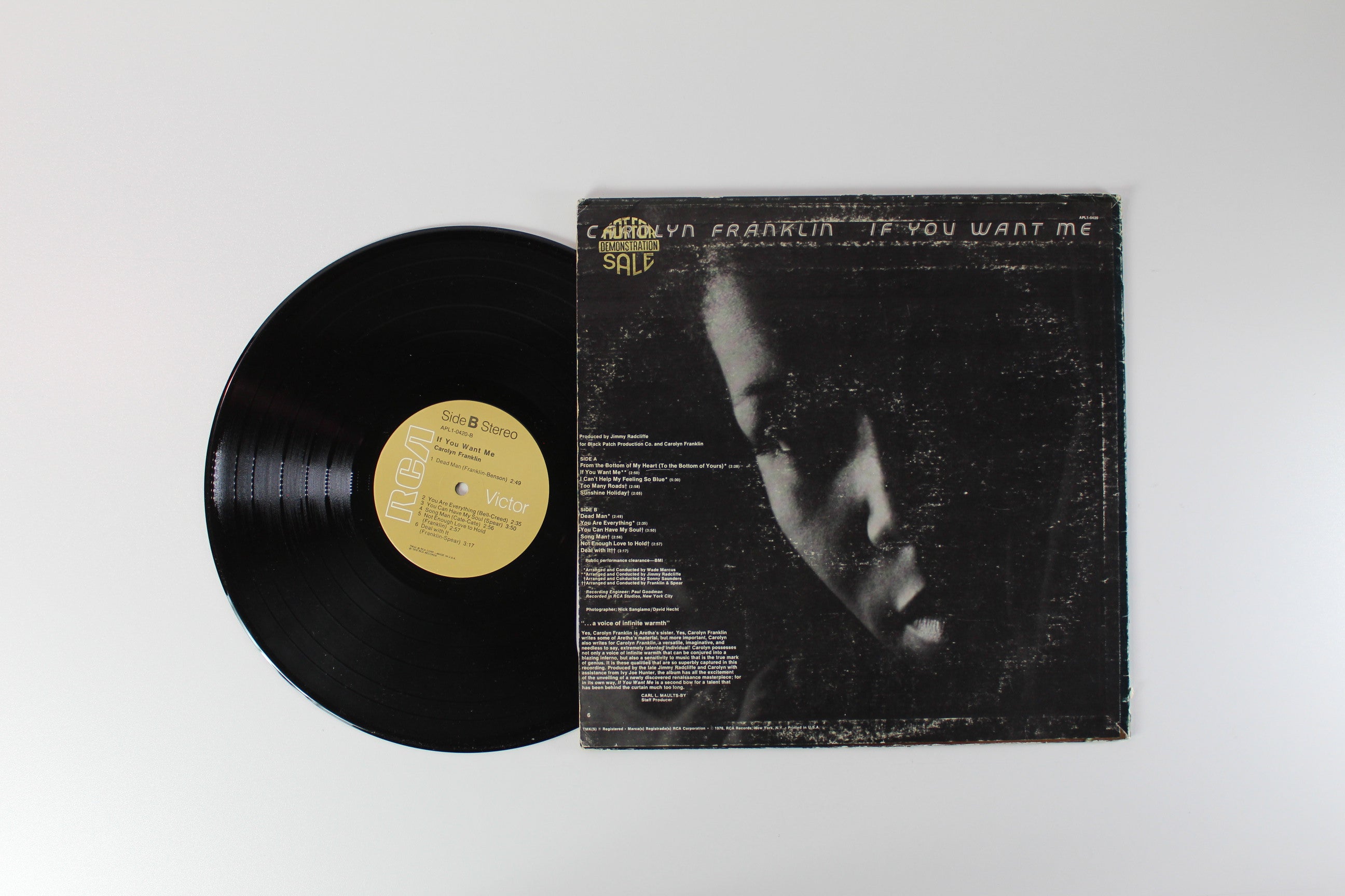 US盤LP Carolyn Franklin / If You Want Me Carolyn Franklin - If You Want Me on RCA Victor