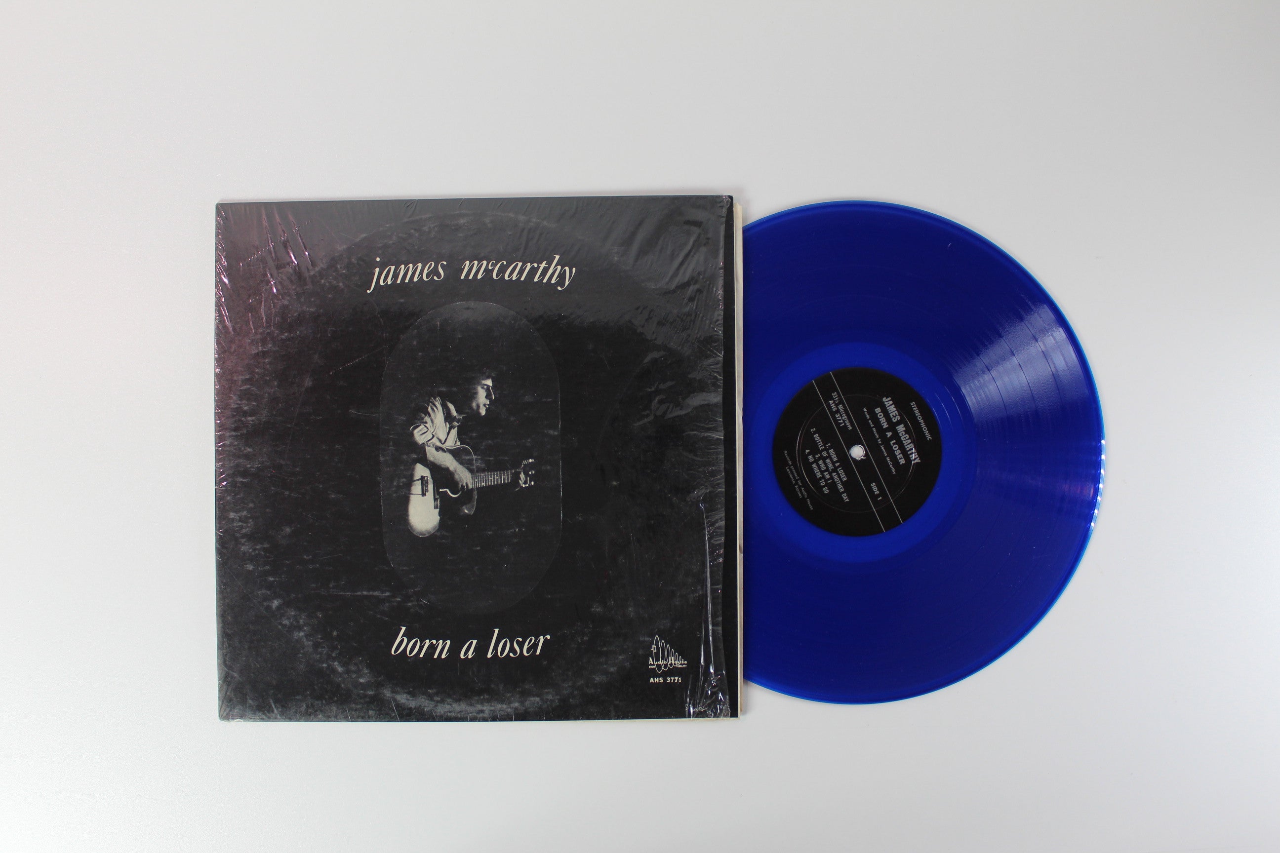 James Mccarthy - Born A Loser on Audio House Blue Vinyl
