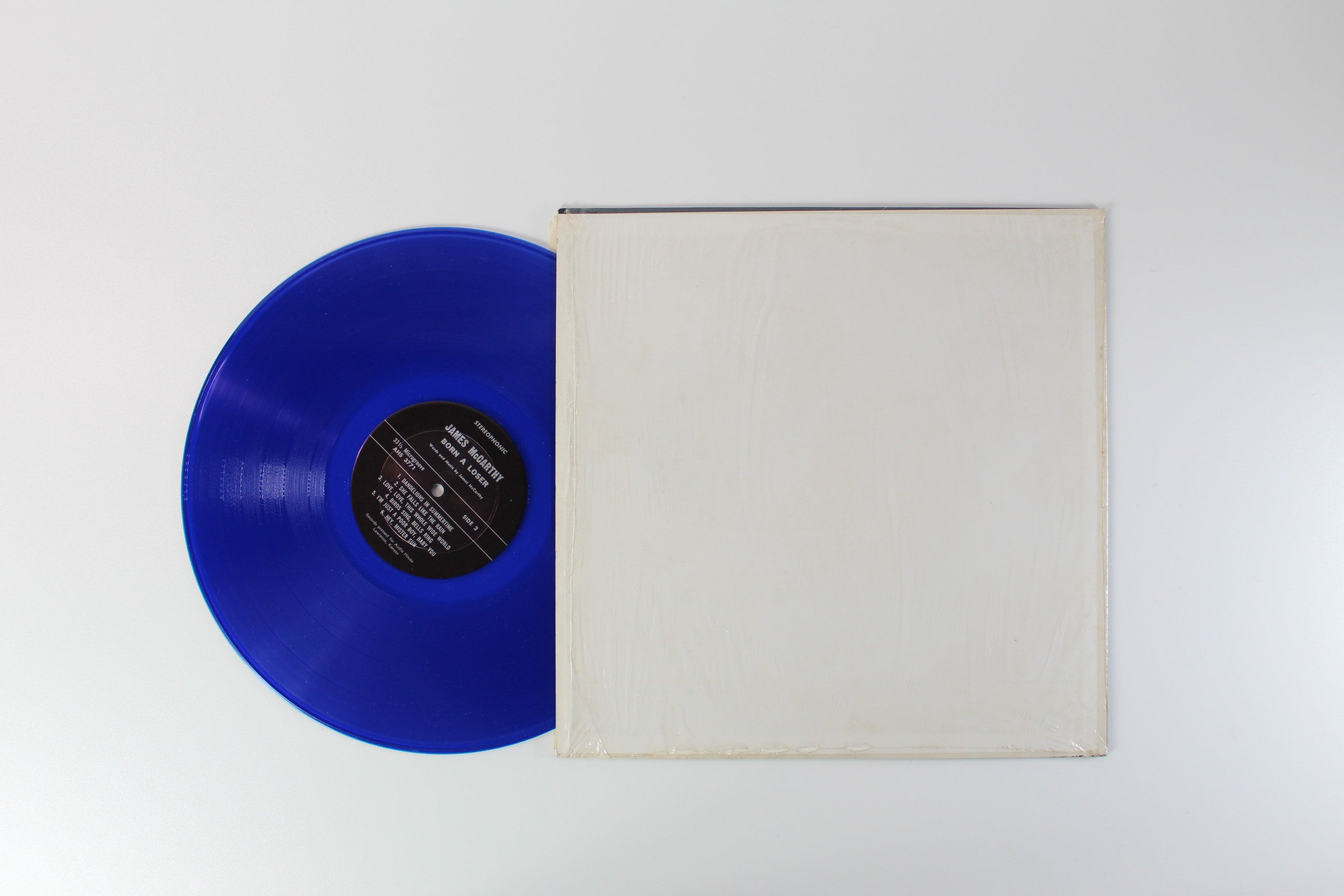James Mccarthy - Born A Loser on Audio House Blue Vinyl
