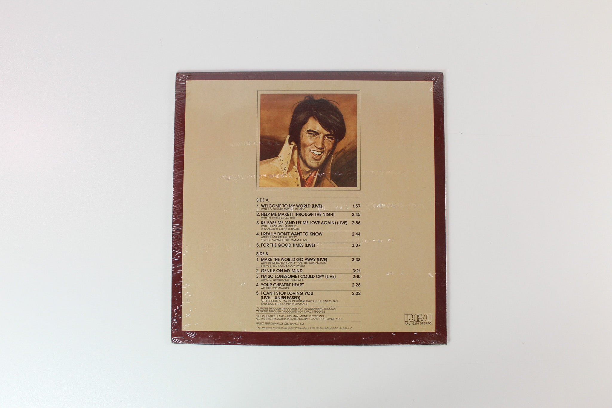 Elvis Presley - Welcome To My World on RCA Sealed