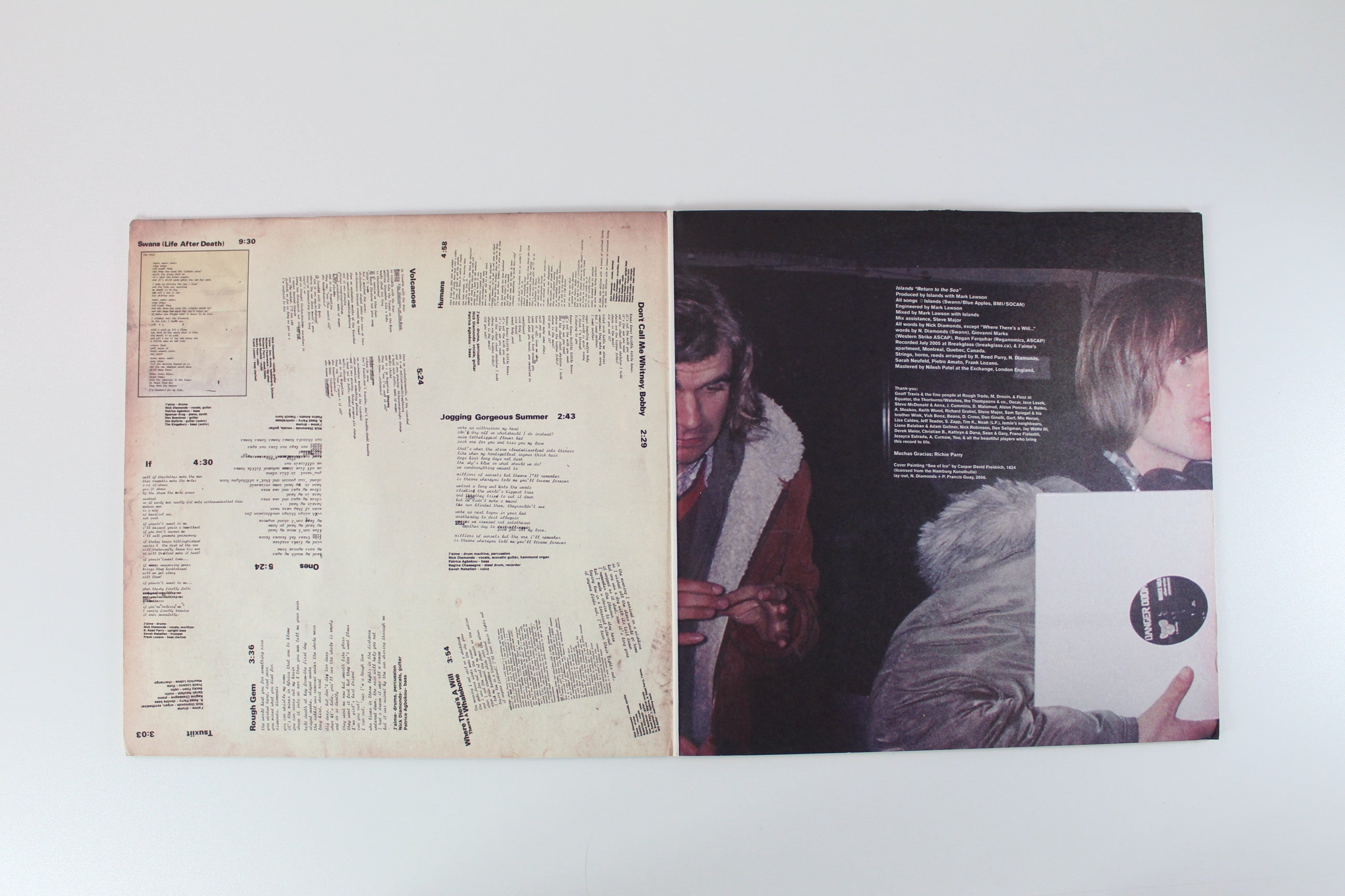 Islands - Return To The Sea on Equator Records Ltd. White Vinyl