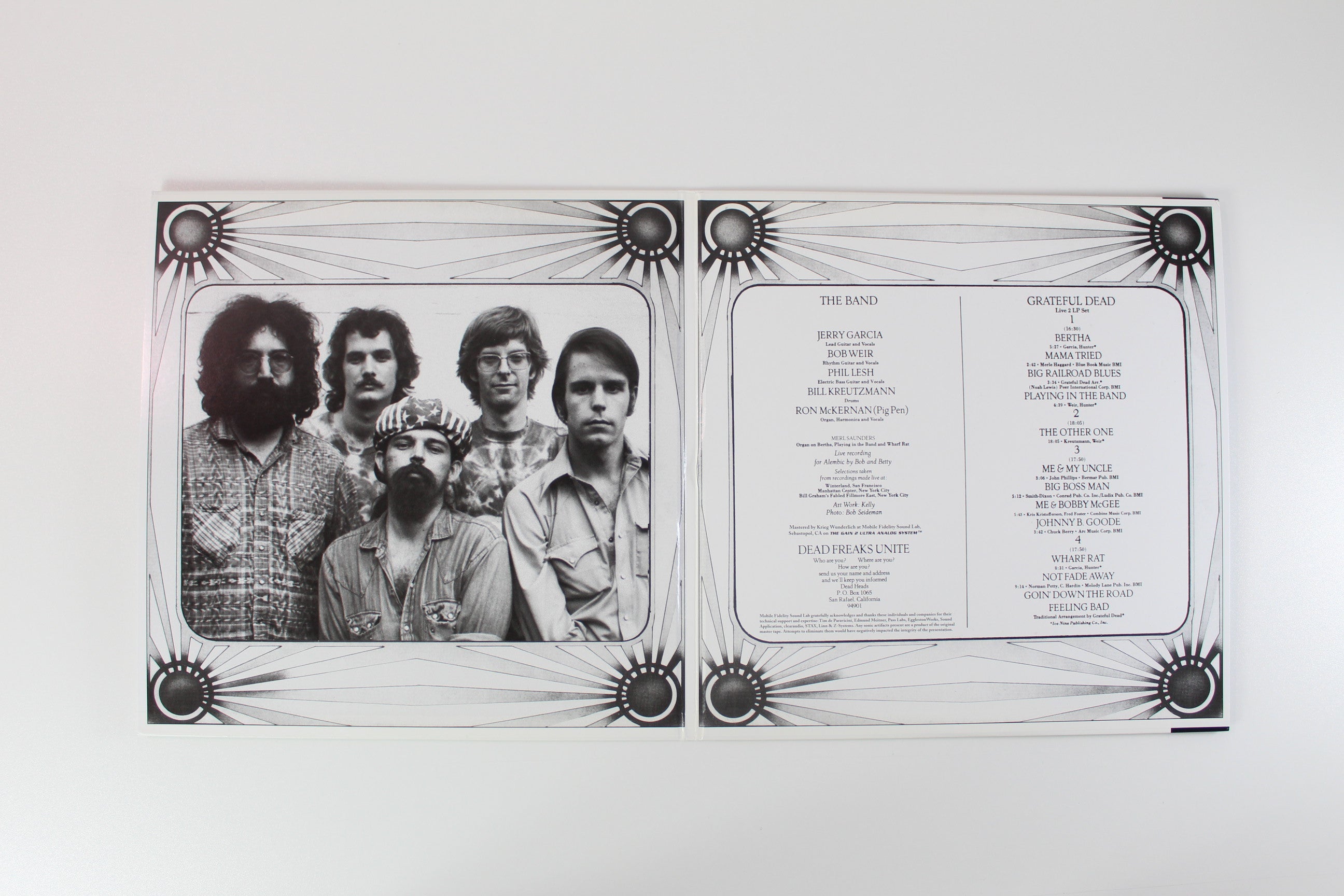 The Grateful Dead - Grateful Dead on Mobile Fidelity Sound Lab Ltd. Numbered Reissue