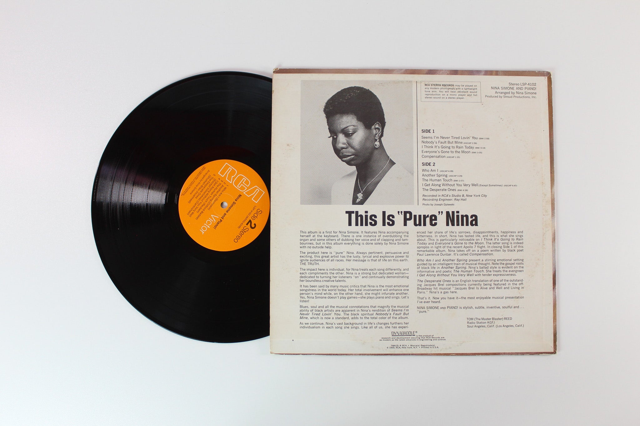 Nina Simone - Nina Simone And Piano! on RCA
