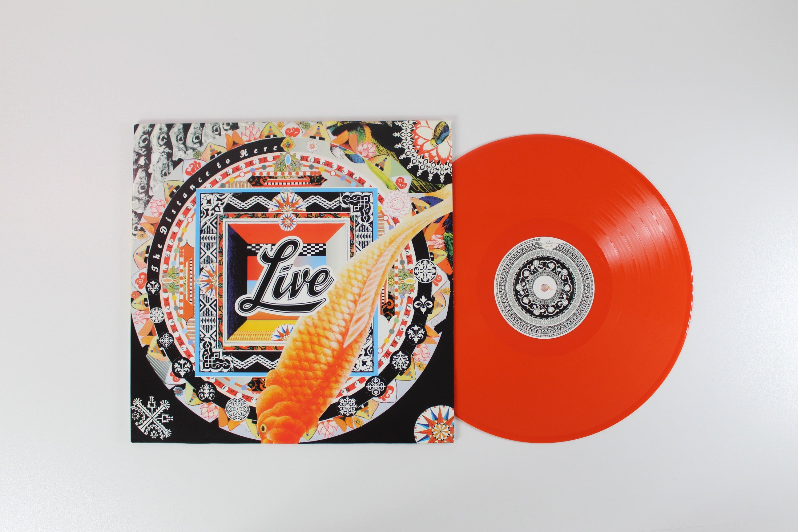 Live - The Distance To Here on Music On Vinyl Ltd. Numbered Orange Vinyl Reissue