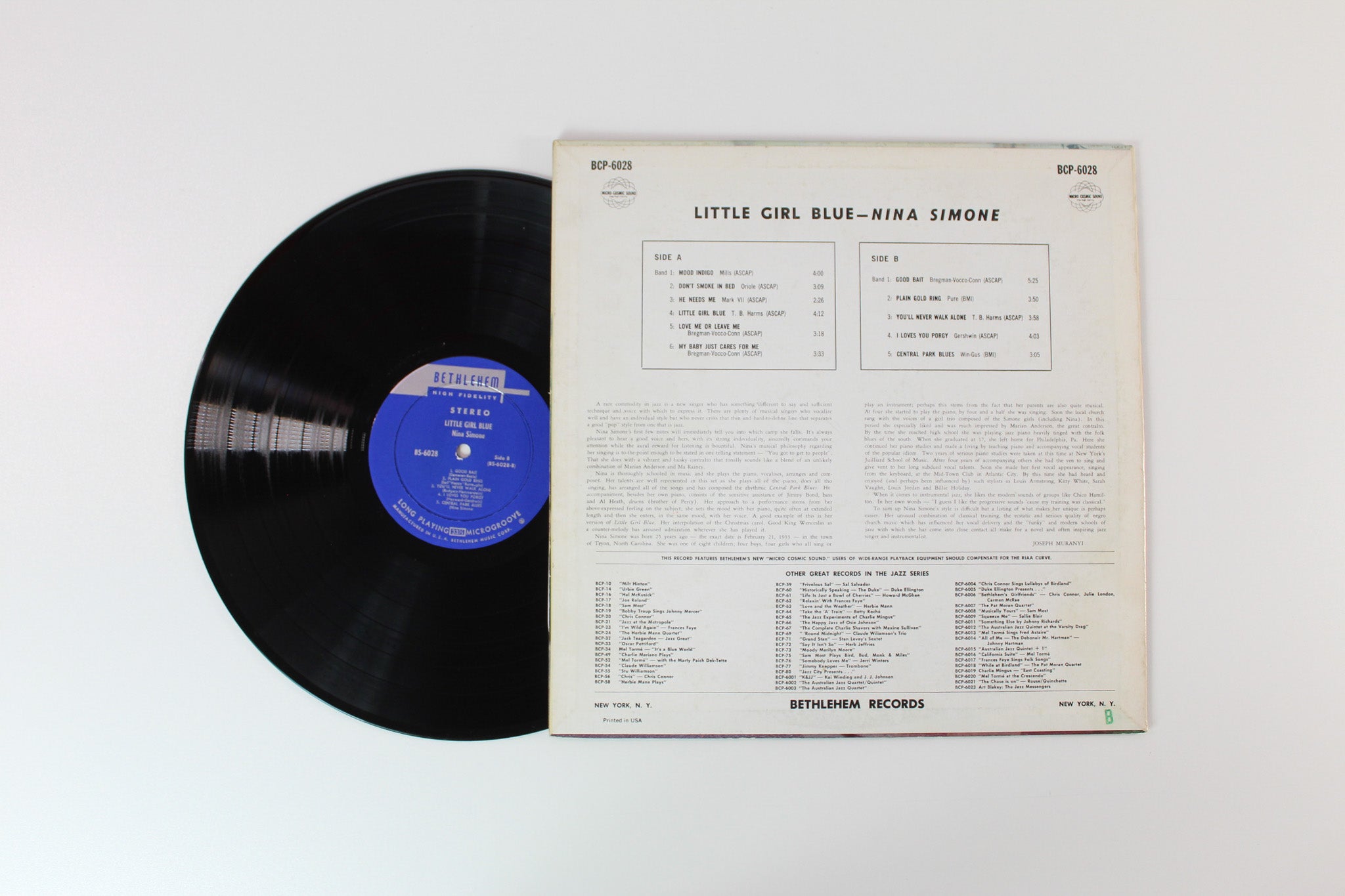 Nina Simone - Little Girl Blue on Bethlehem Stereo