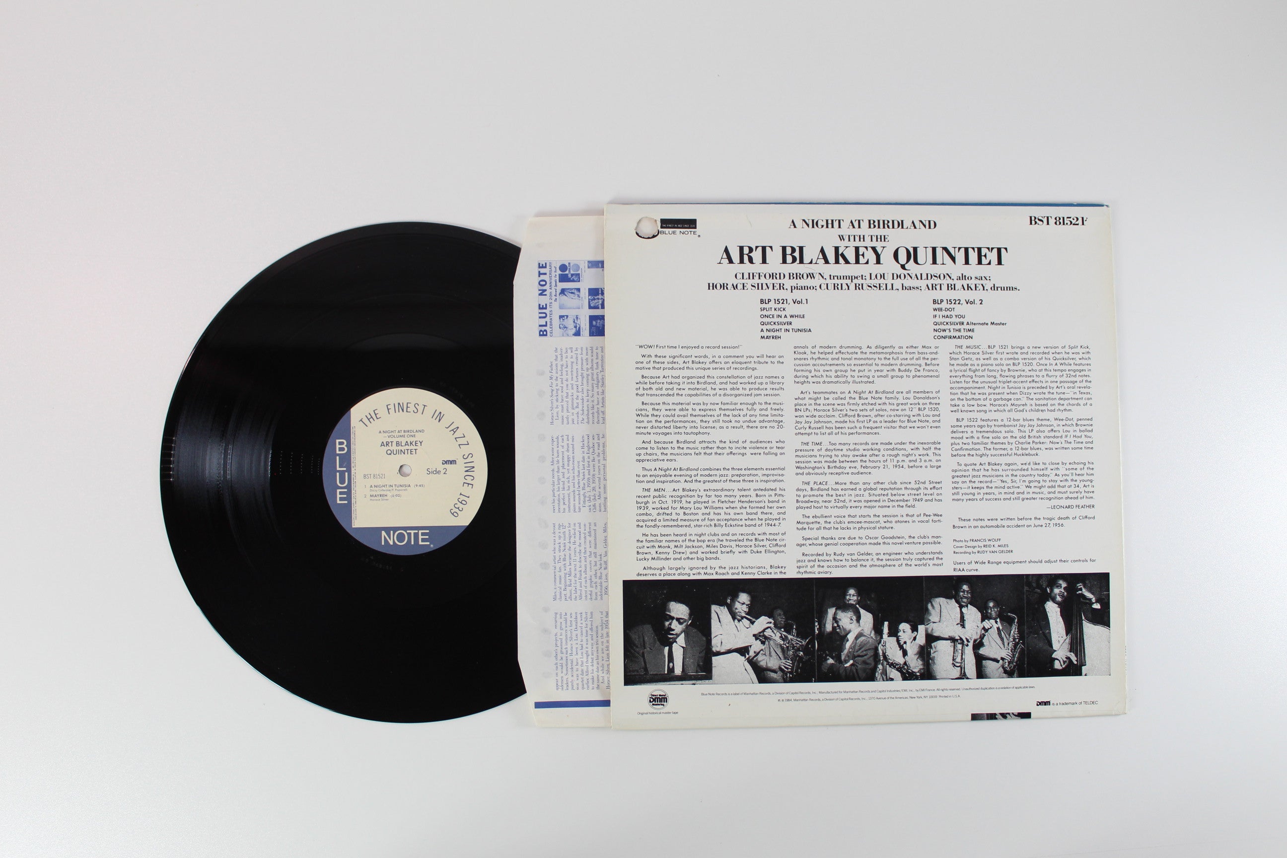 Art Blakey Quintet - A Night At Birdland, Volume 1 on Blue Note Cadre Rouge Audiophile Mono Reissue