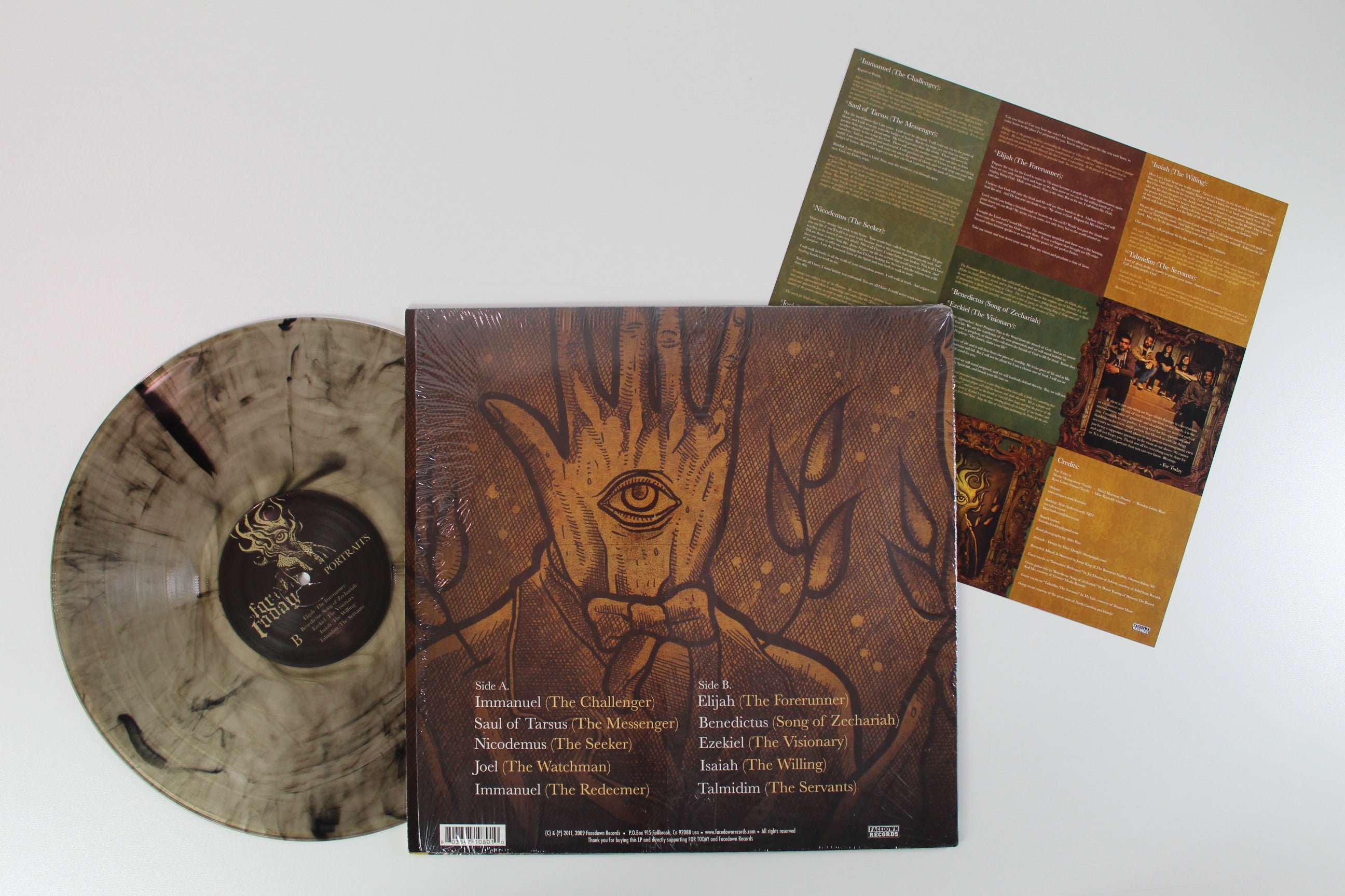 For Today - Portraits on Facedown Records Ltd. Smoke Vinyl