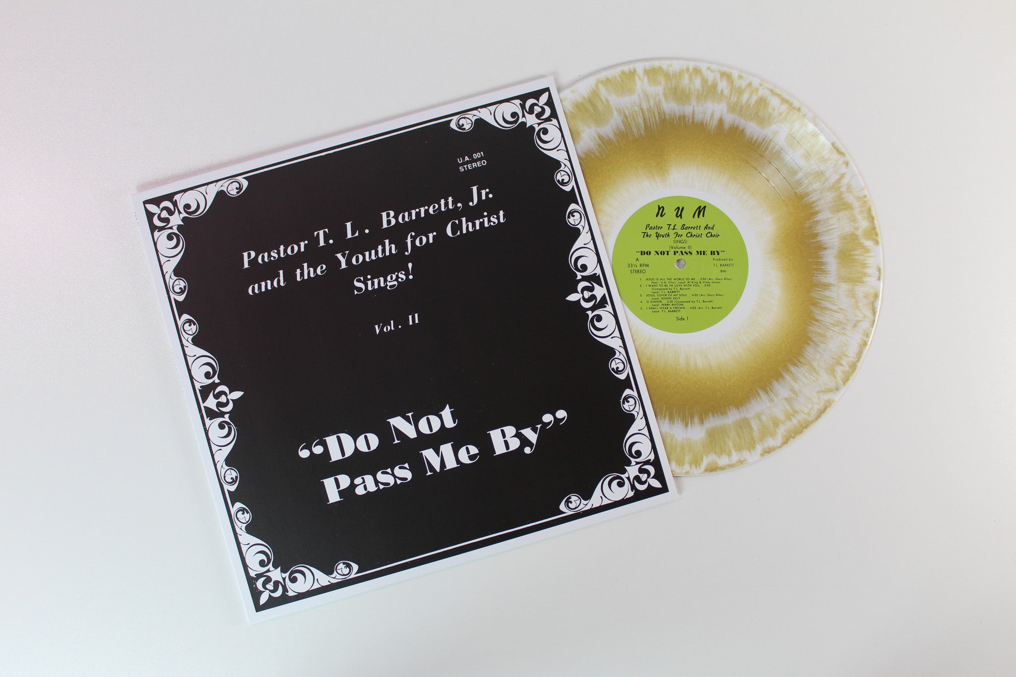Pastor T. L. Barrett - I Shall Wear A Crown Ltd. Reissue Box Set on Joyful White & Gold Vinyl