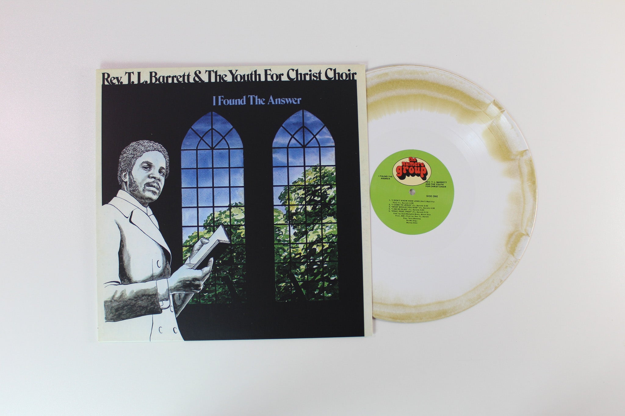 Pastor T. L. Barrett - I Shall Wear A Crown Ltd. Reissue Box Set on Joyful White & Gold Vinyl