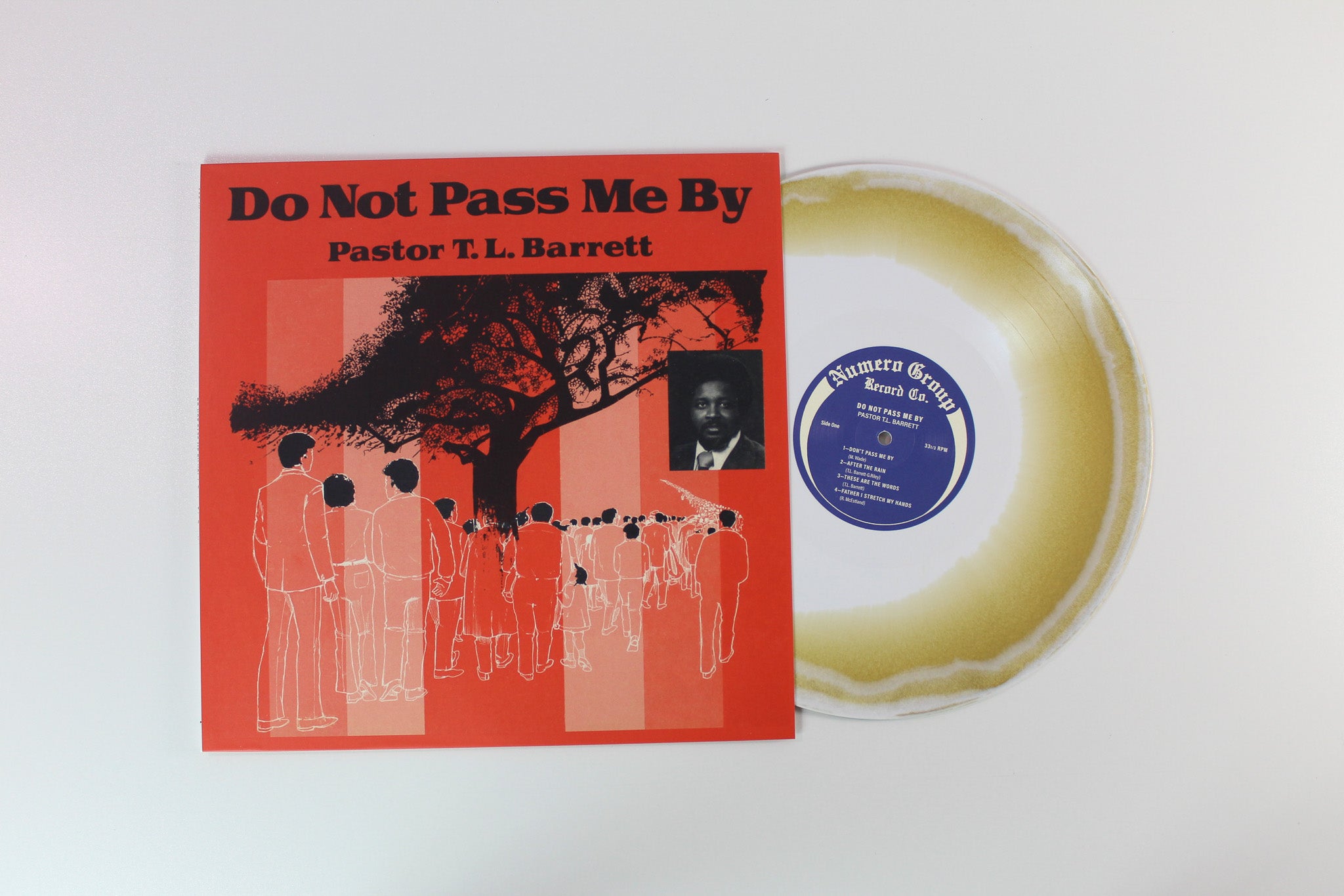 Pastor T. L. Barrett - I Shall Wear A Crown Ltd. Reissue Box Set on Joyful White & Gold Vinyl