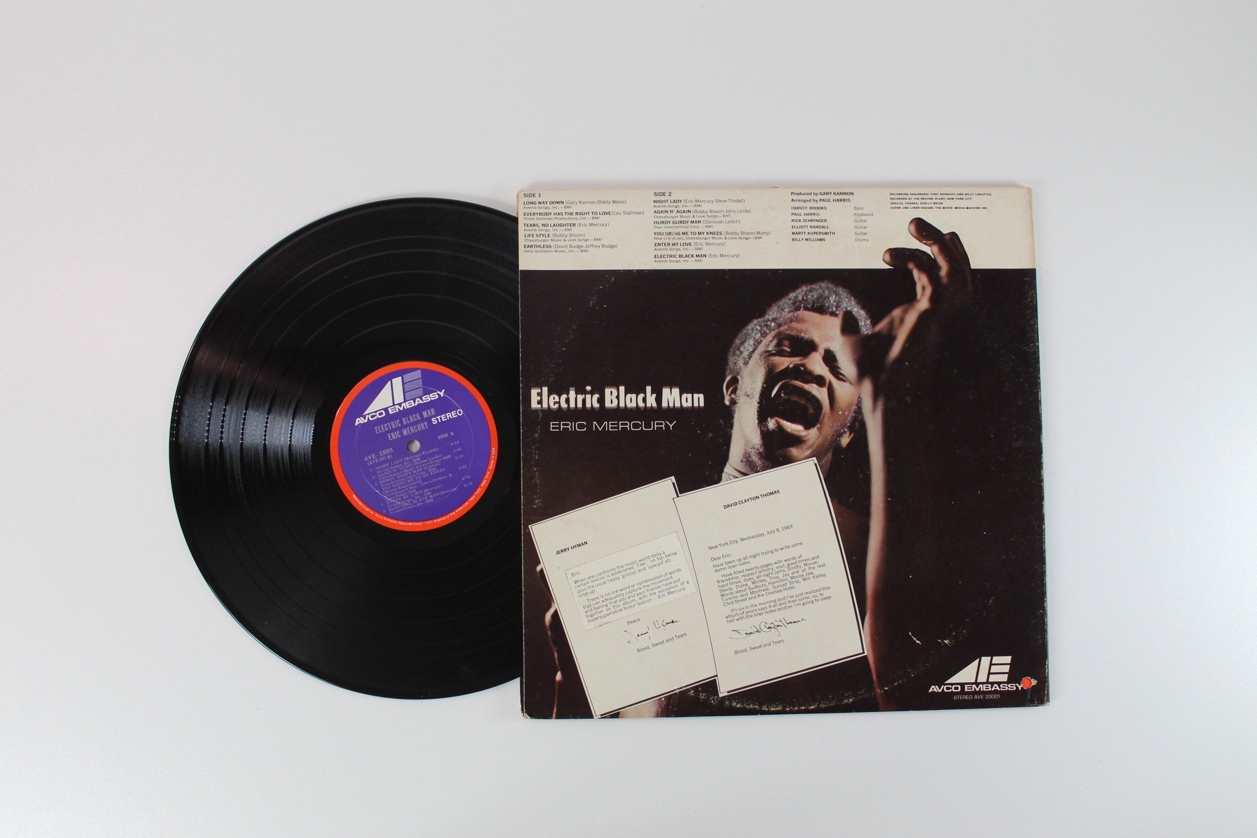 Eric Mercury - Electric Black Man on AVCO Embassy
