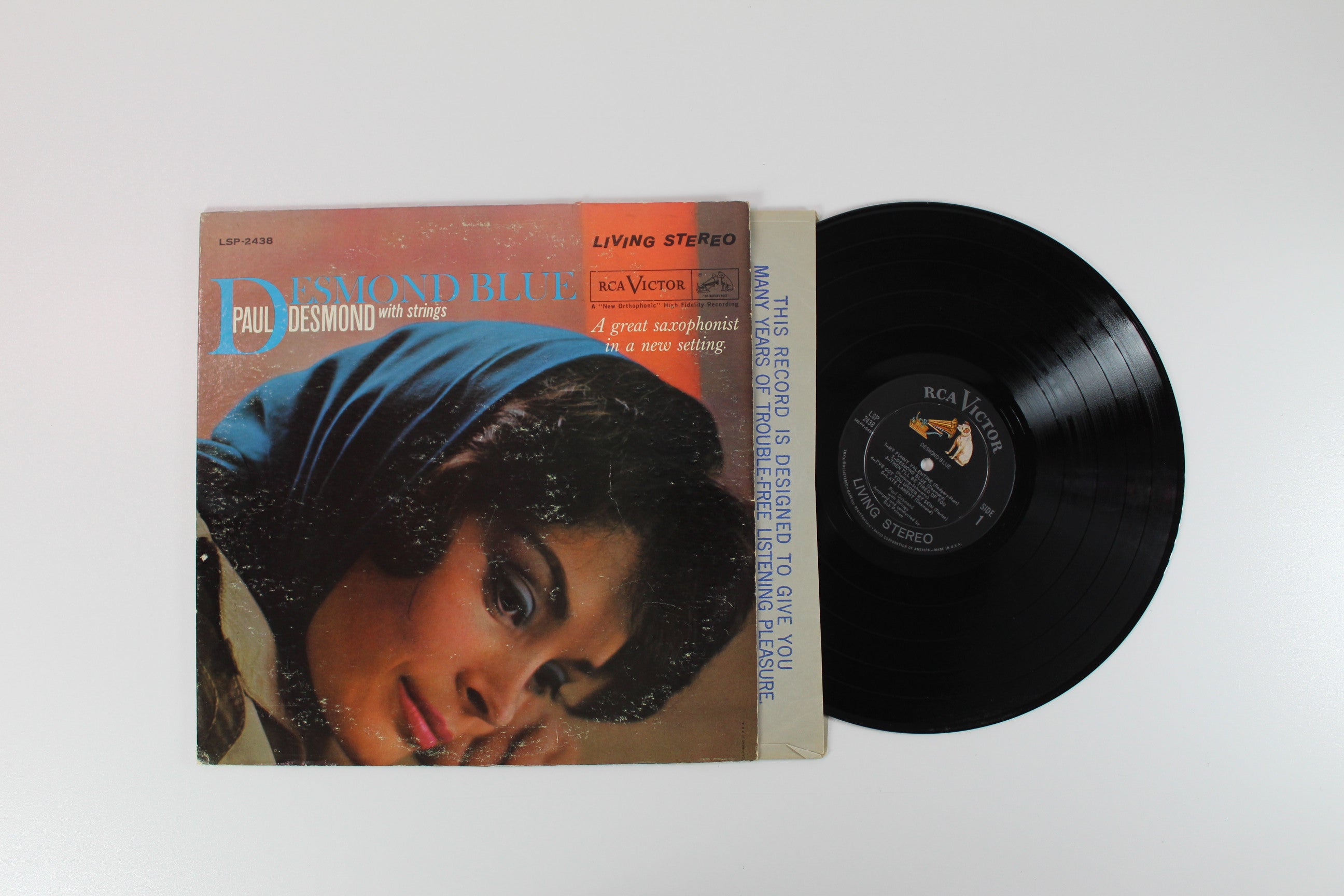 Paul Desmond With Strings - Desmond Blue on RCA Victor - Living Stereo