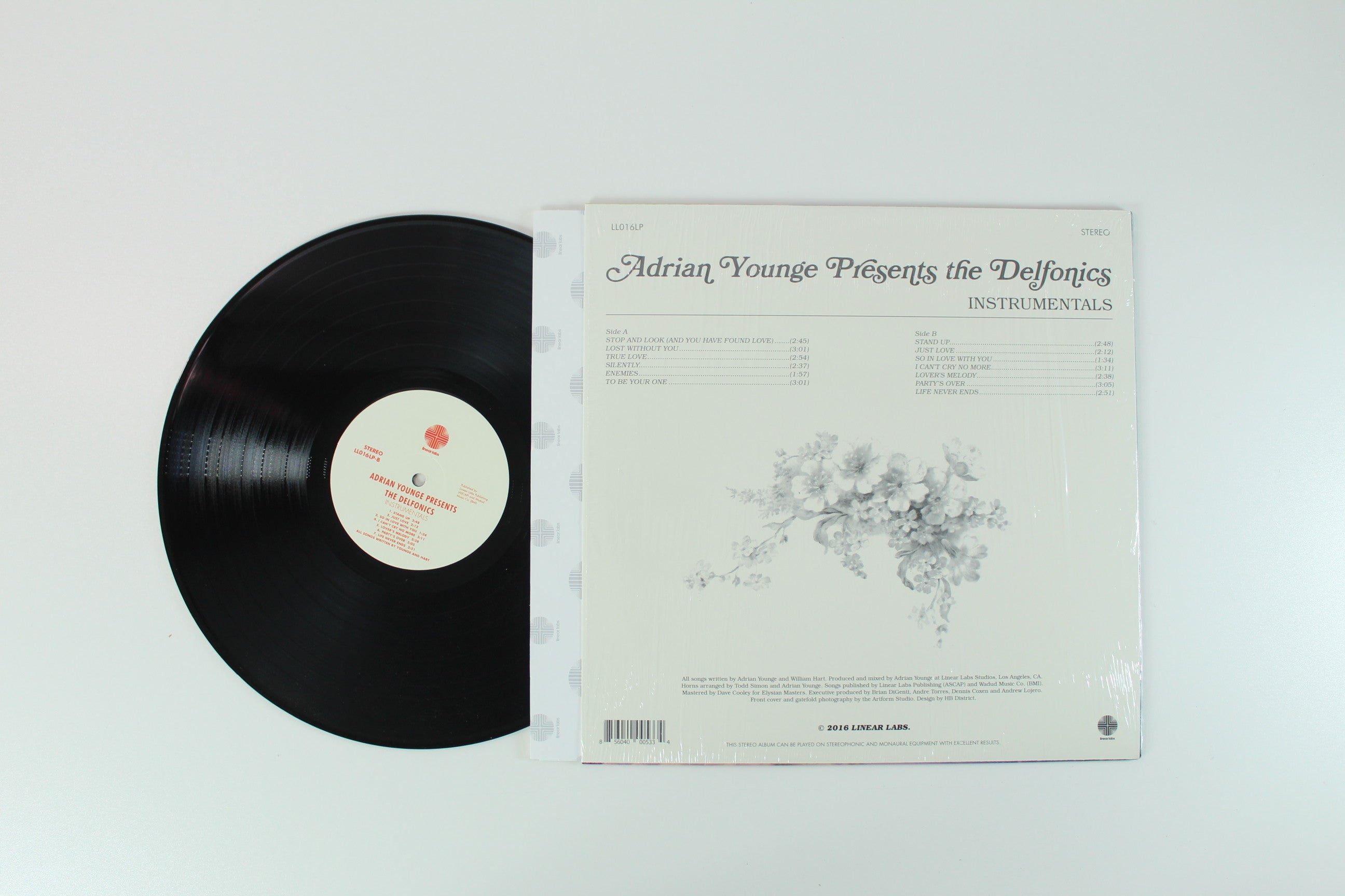 Adrian Younge - Adrian Younge Presents The Delfonics Instrumentals on Linear Labs