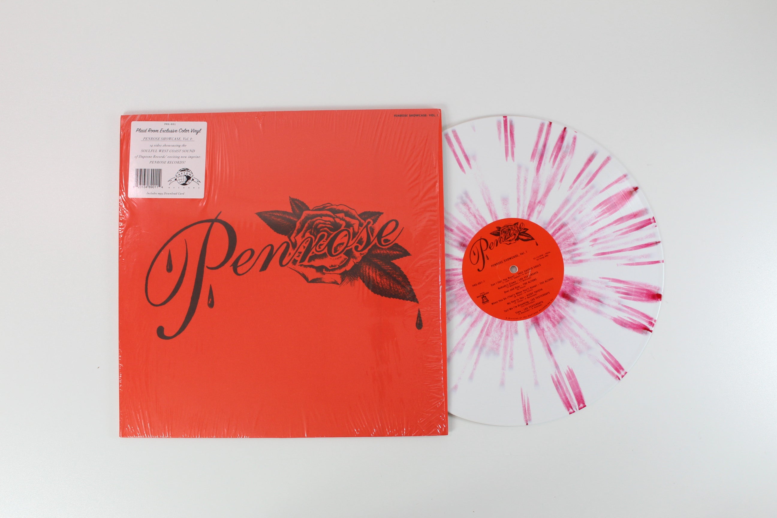 Various - Penrose Showcase: Vol. 1 on Penrose - White Rose Splatter Vinyl