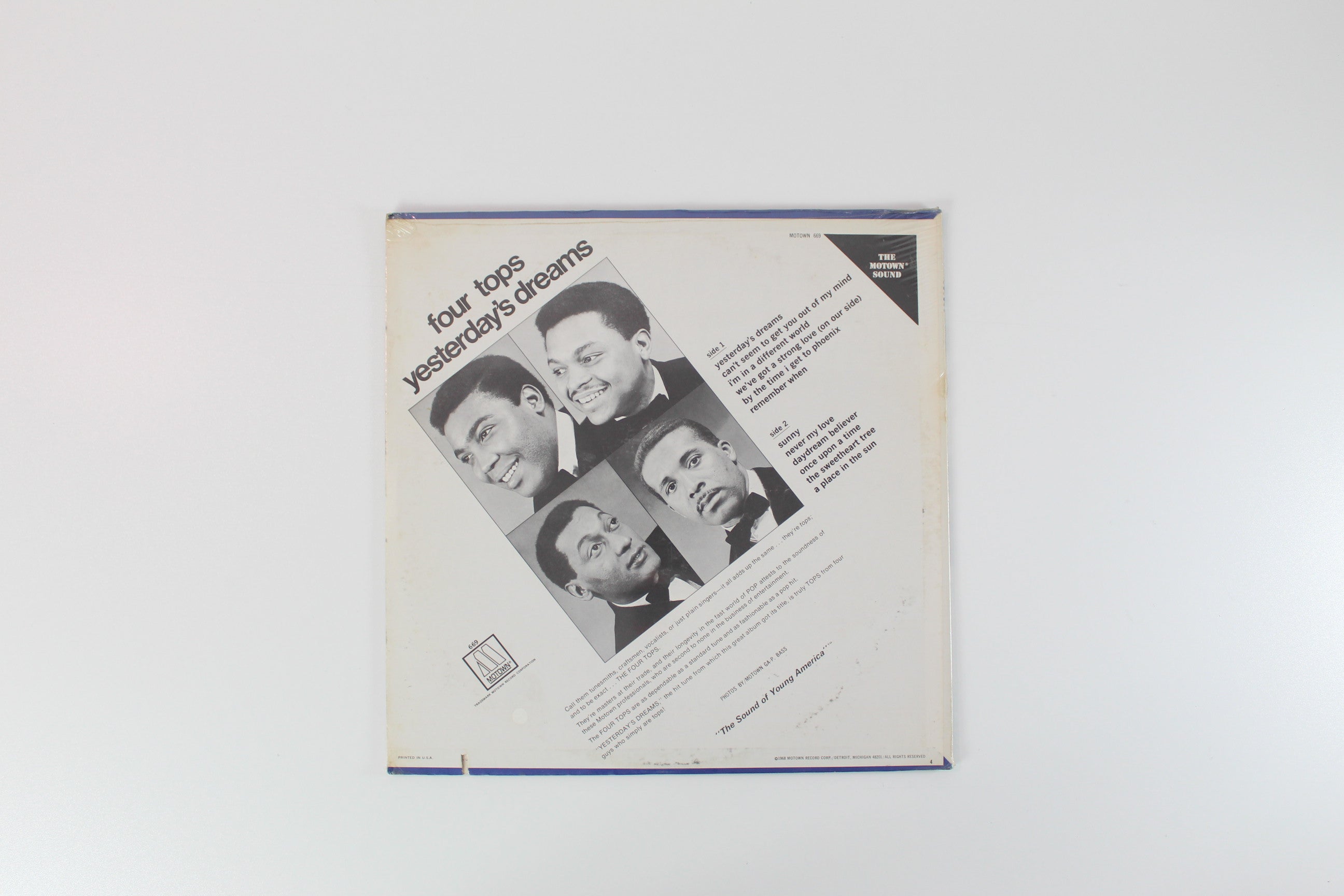 Four Tops - Yesterday's Dreams on Motown Sealed