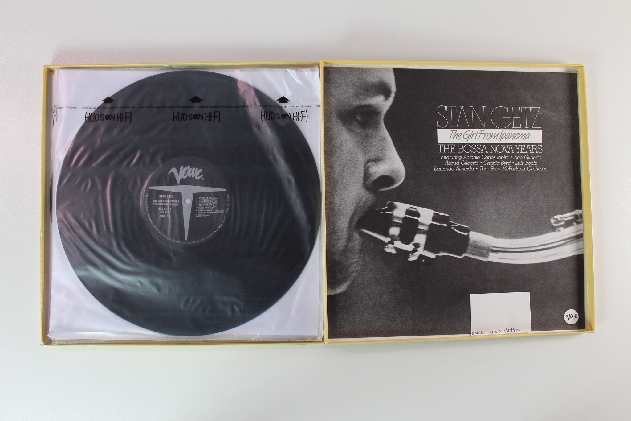 Stan Getz - The Girl From Ipanema - The Bossa Nova Years Box Set on Verve Records