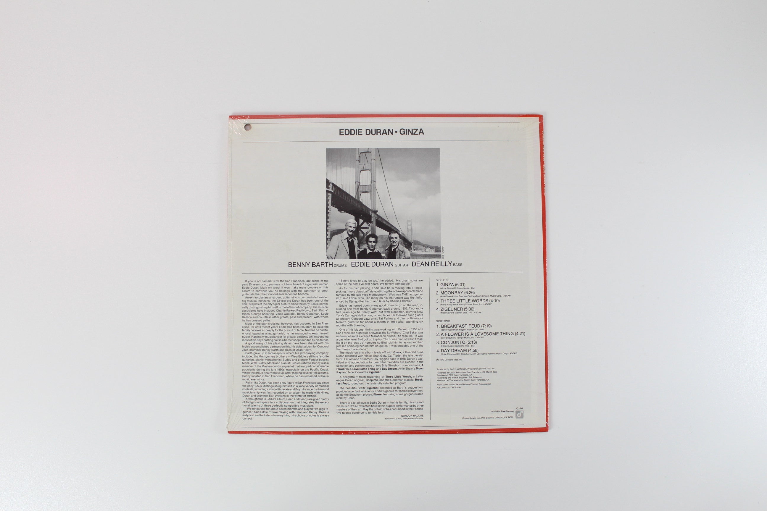 Eddie Duran - Ginza on Concord Jazz Sealed