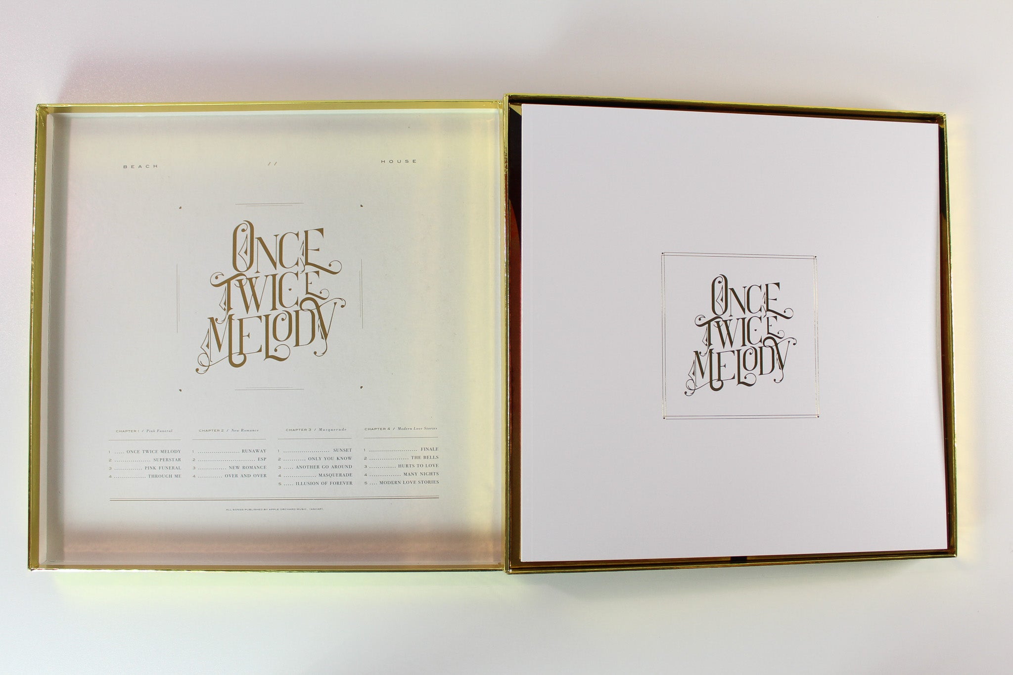 Beach House - Once Twice Melody Ltd. Gold & Clear Vinyl Box Set on Sub Pop