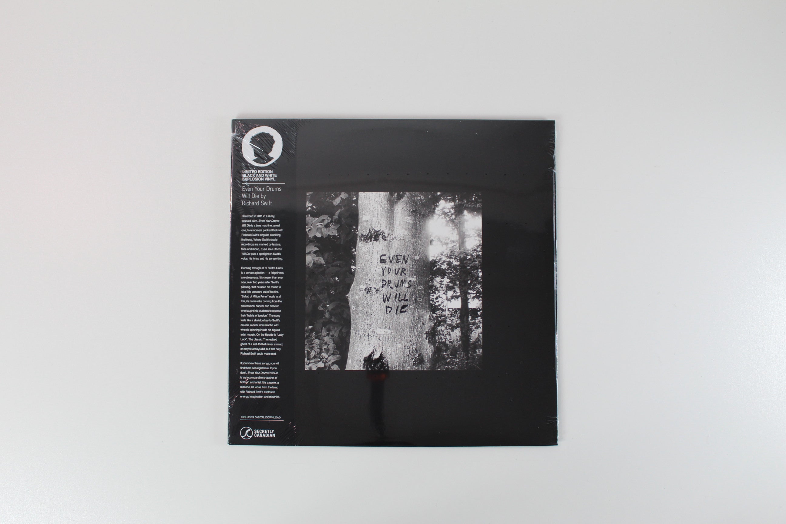 Richard Swift - Even Your Drums Will Die - Live At Pendarvis Farm 2011 on Secretly Canadian Ltd Black & White Explosion Sealed