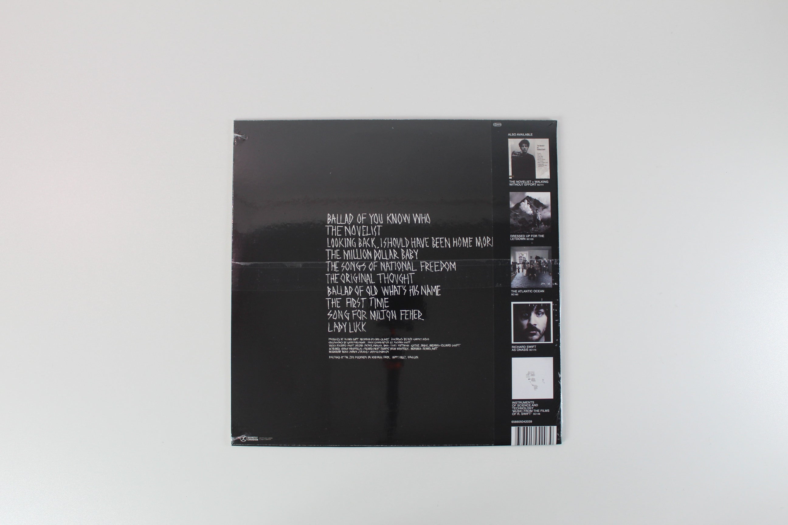 Richard Swift - Even Your Drums Will Die - Live At Pendarvis Farm 2011 on Secretly Canadian Ltd Black & White Explosion Sealed