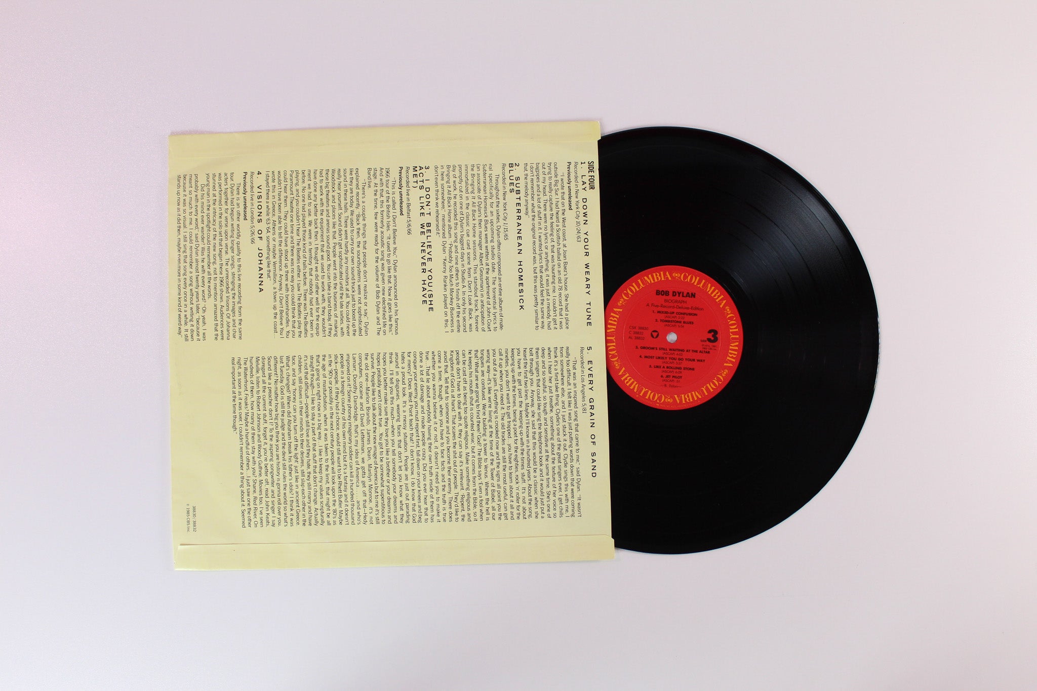 Bob Dylan - Biograph Box Set on Columbia