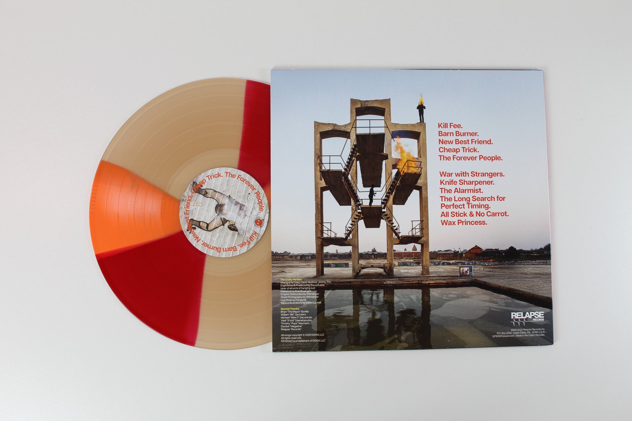 Deadguy - Near-Death Travel Services on Relapse Ltd Custom Color Twist Vinyl