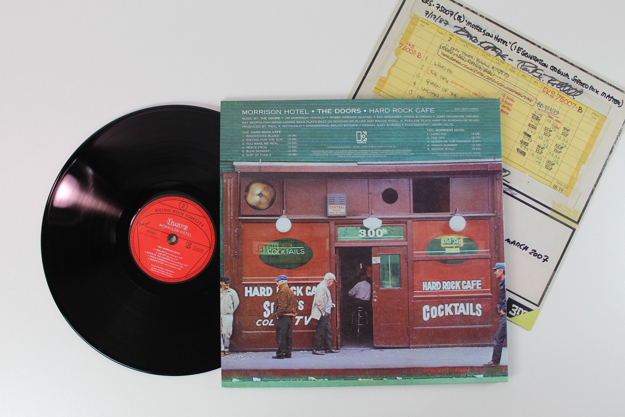 The Doors - Morrison Hotel on Rhino Records Ltd 180 Gram Reissue
