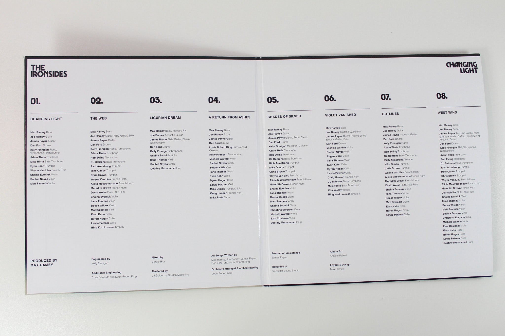 The Ironsides - Changing Light on Colemine Ltd Caramel Swirl