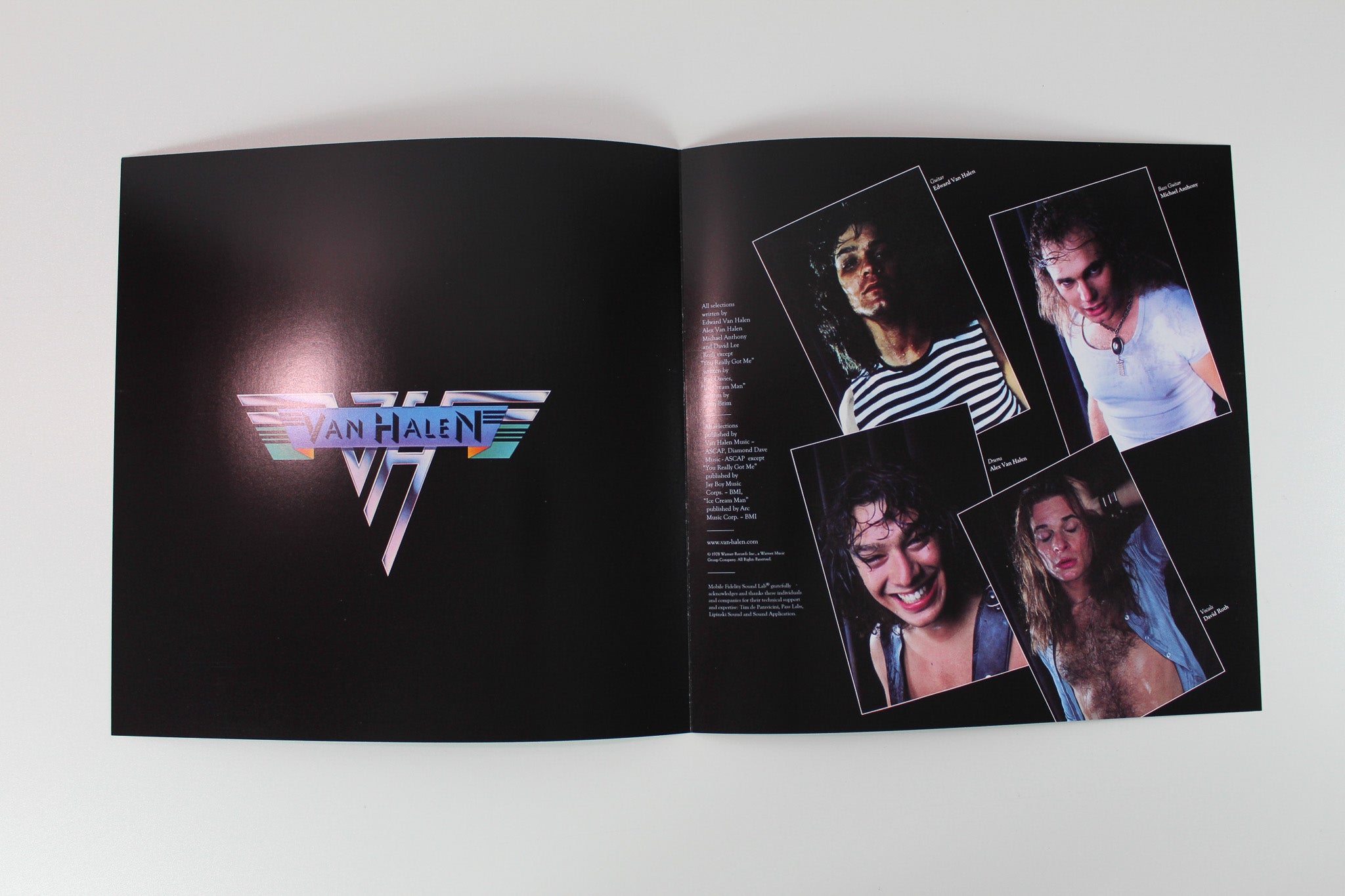 Van Halen - Van Halen on Mobile Fidelity Sound Lab Ltd Numbered 2 X 12" 45 RPM Reissue