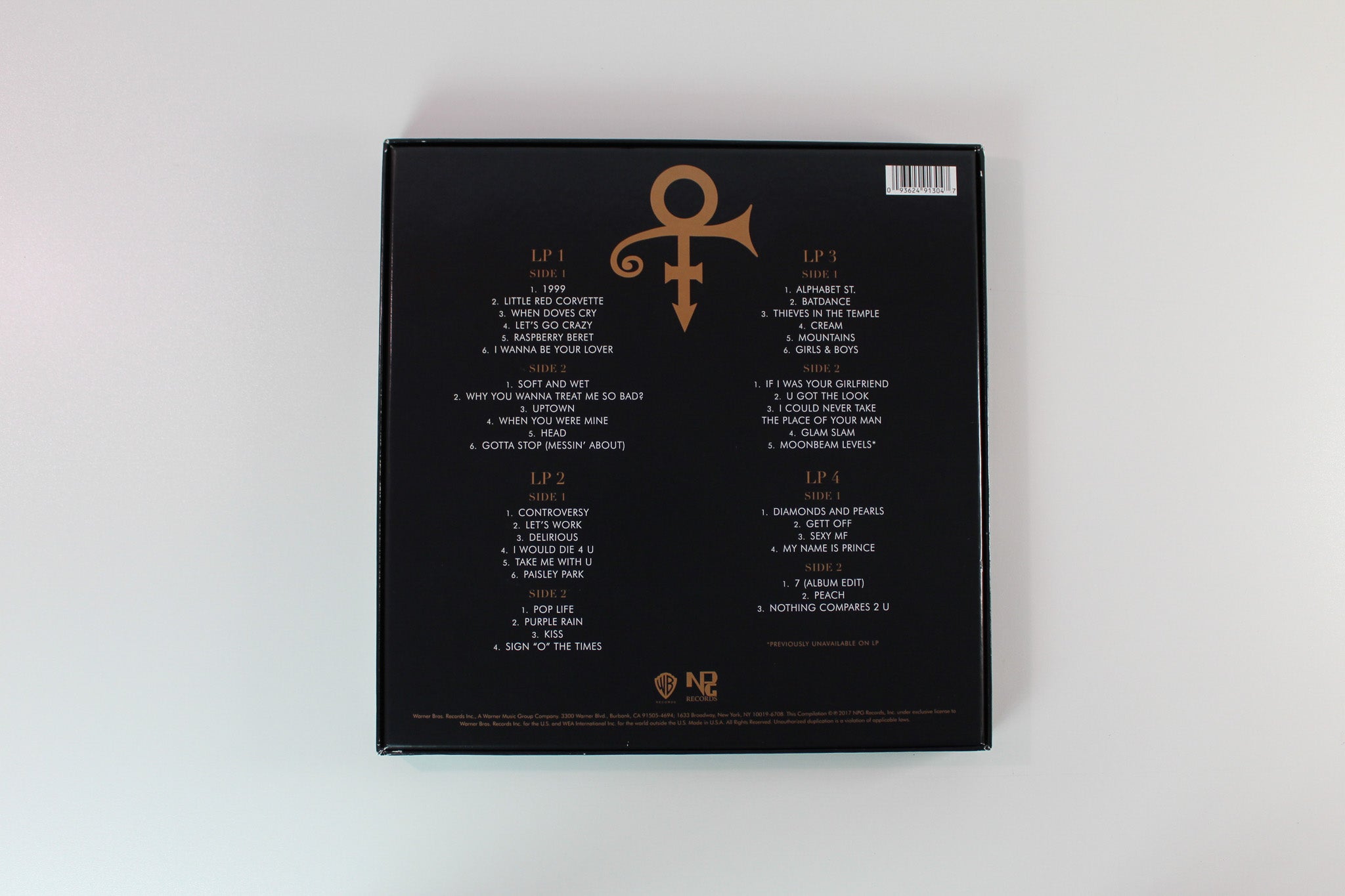 Prince - 4Ever on Warner Bros NPG Box Set Compilation