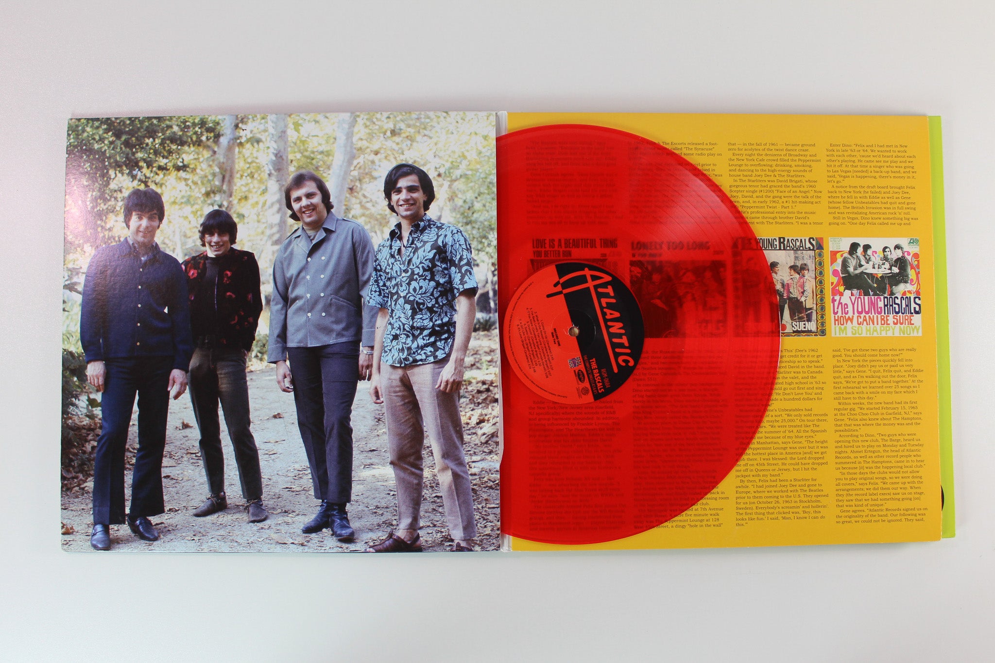 The Rascals - The Complete Singles A's & B's Ltd. on Real Gone Music Red, Yellow, Blue & Green Vinyl