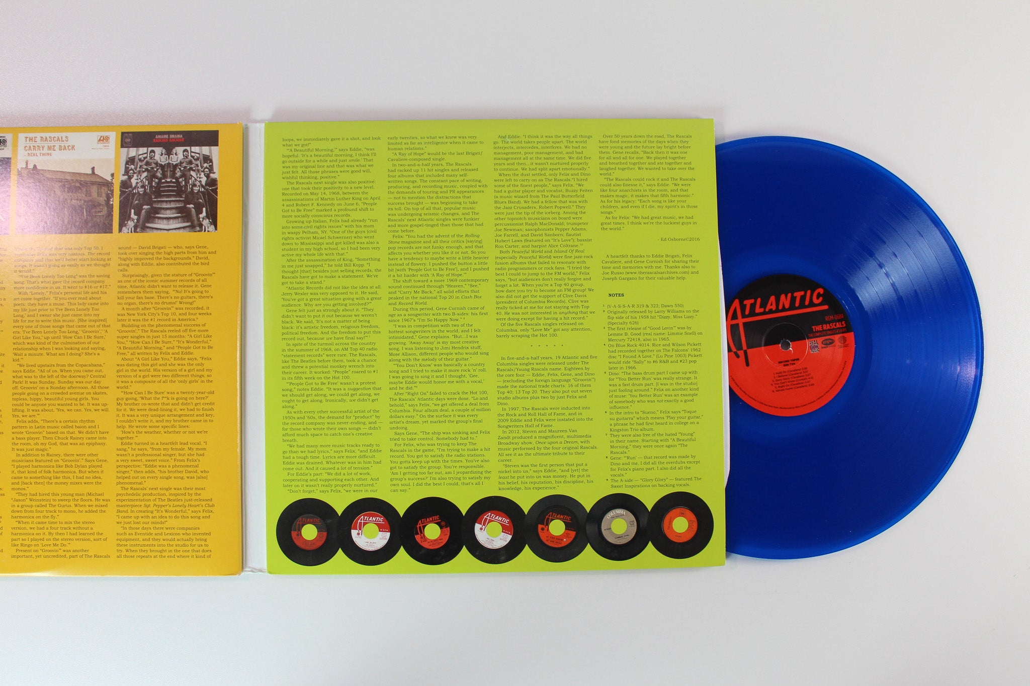 The Rascals - The Complete Singles A's & B's Ltd. on Real Gone Music Red, Yellow, Blue & Green Vinyl