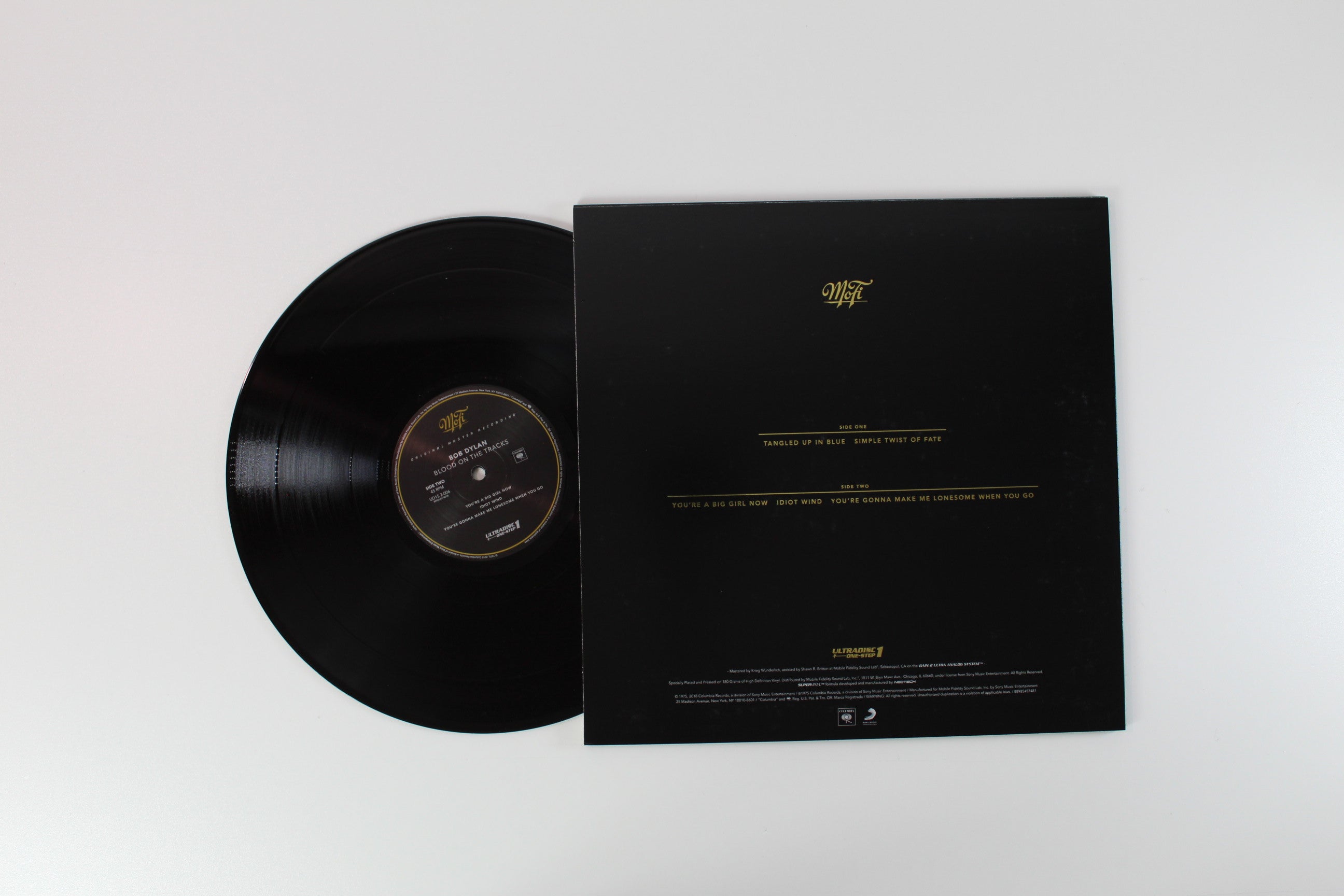 Bob Dylan - Blood On The Tracks on Mobile Fidelity Sound Lab Ltd Numbered 2 X 12" 45 RPM Box Set Reissue